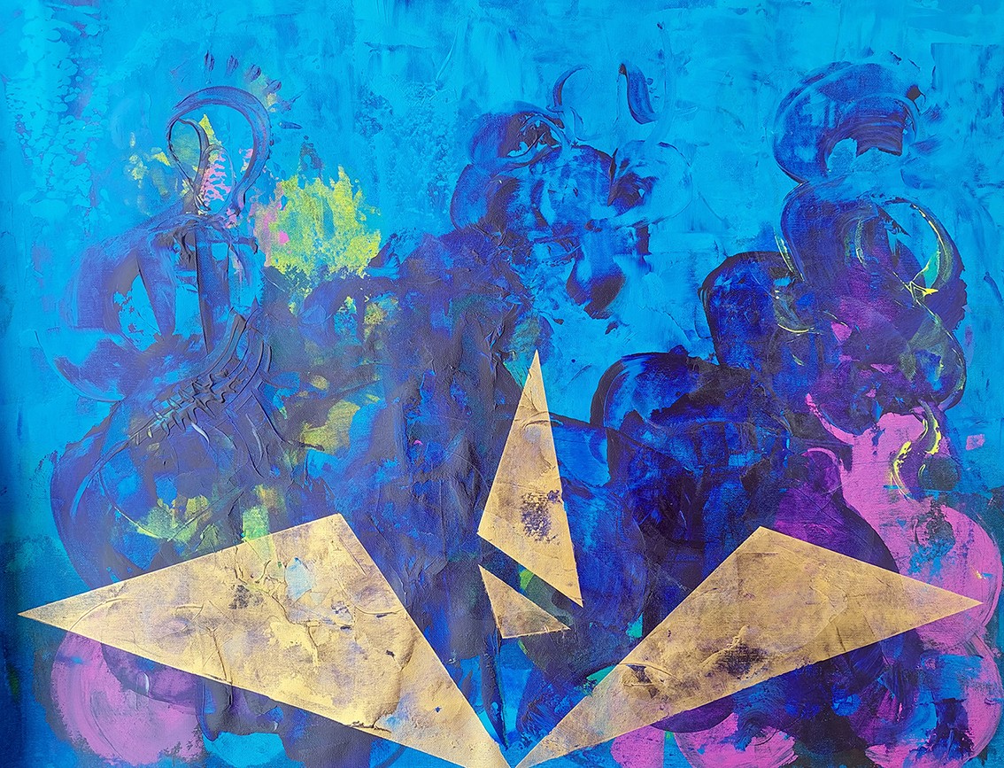 Pınar Akbaba | Tuval üzerine akrilik | Transform in the Dark - 06