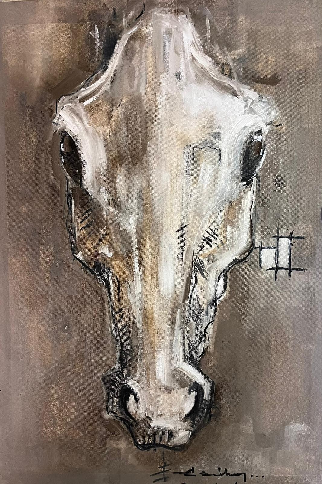 Ercihan Yolcu | Kağıt üzerine yağlı boya | At