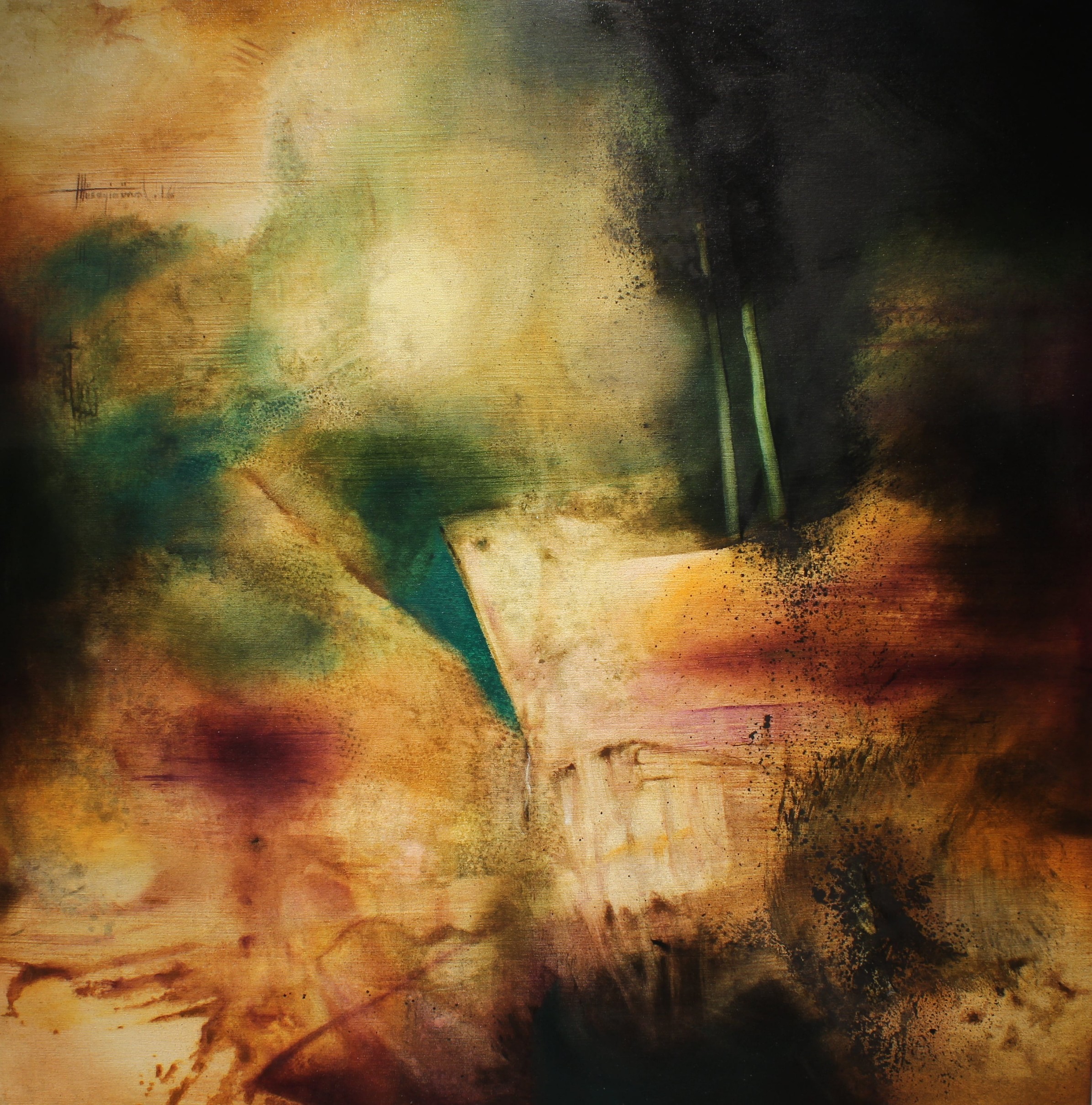 Hasan Hüseyin Ünal | Tuval üzerine yağlıboya | İsimsiz