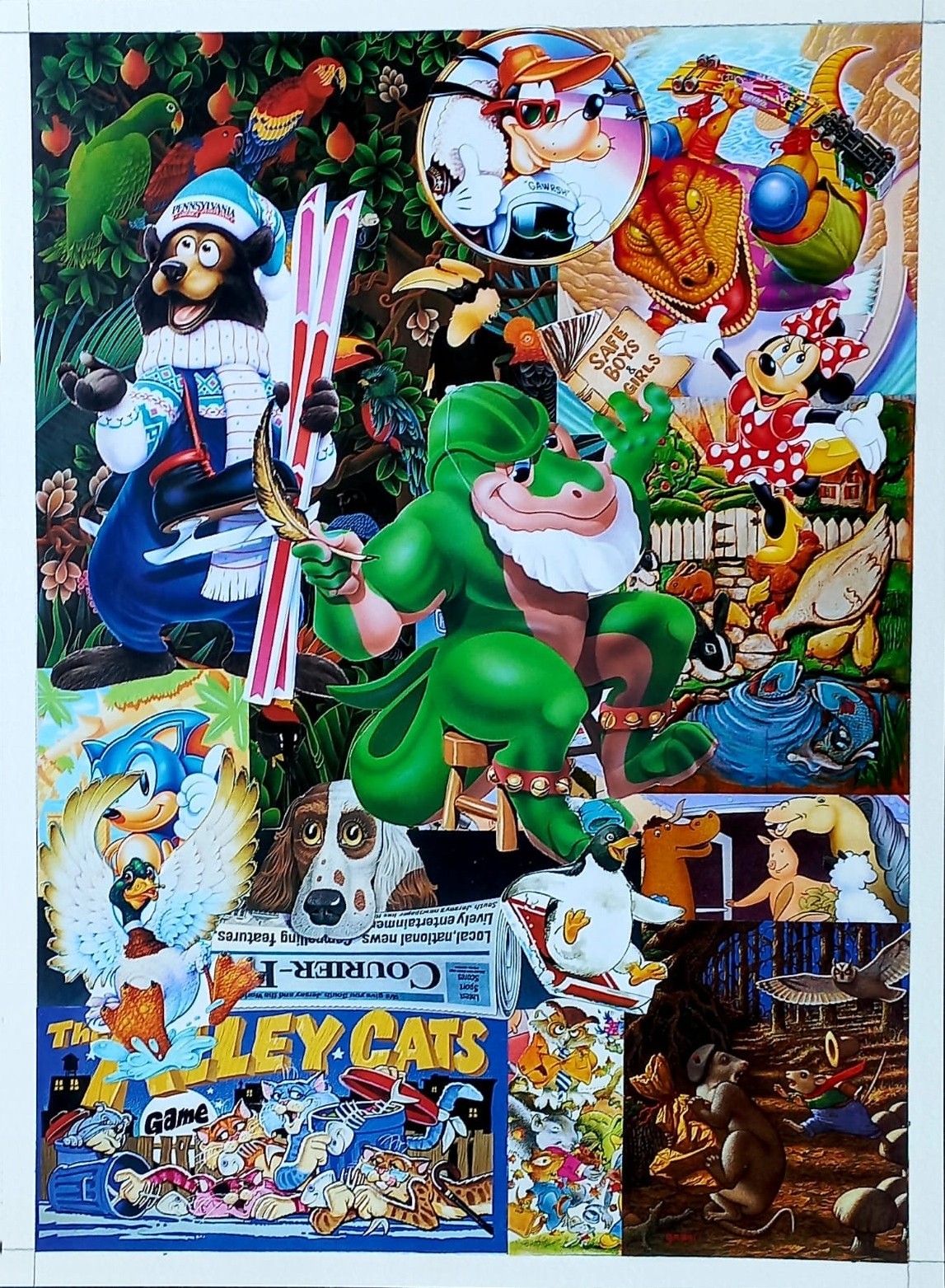 Mustafa Özoyal | Kolaj Resim | İsimsiz