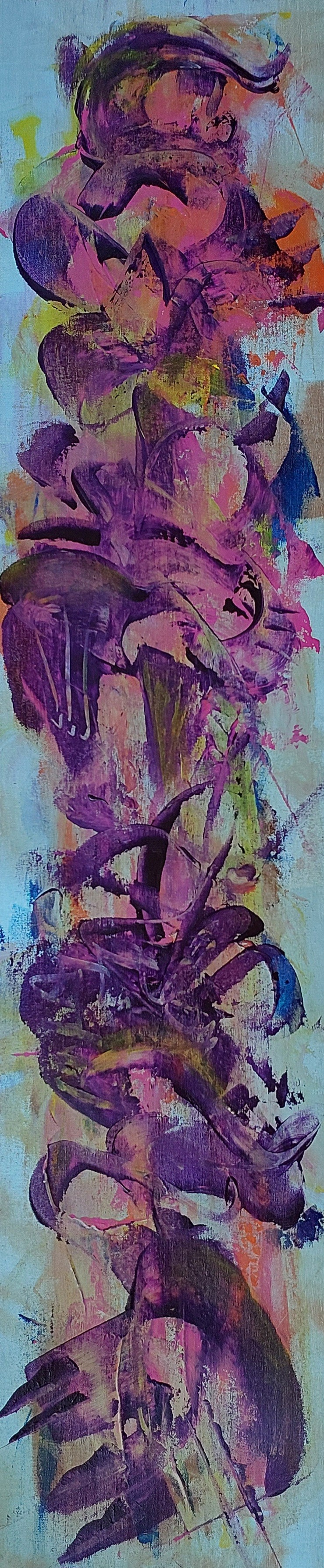 Pınar Akbaba | Tuval üzerine akrilik | İsimsiz