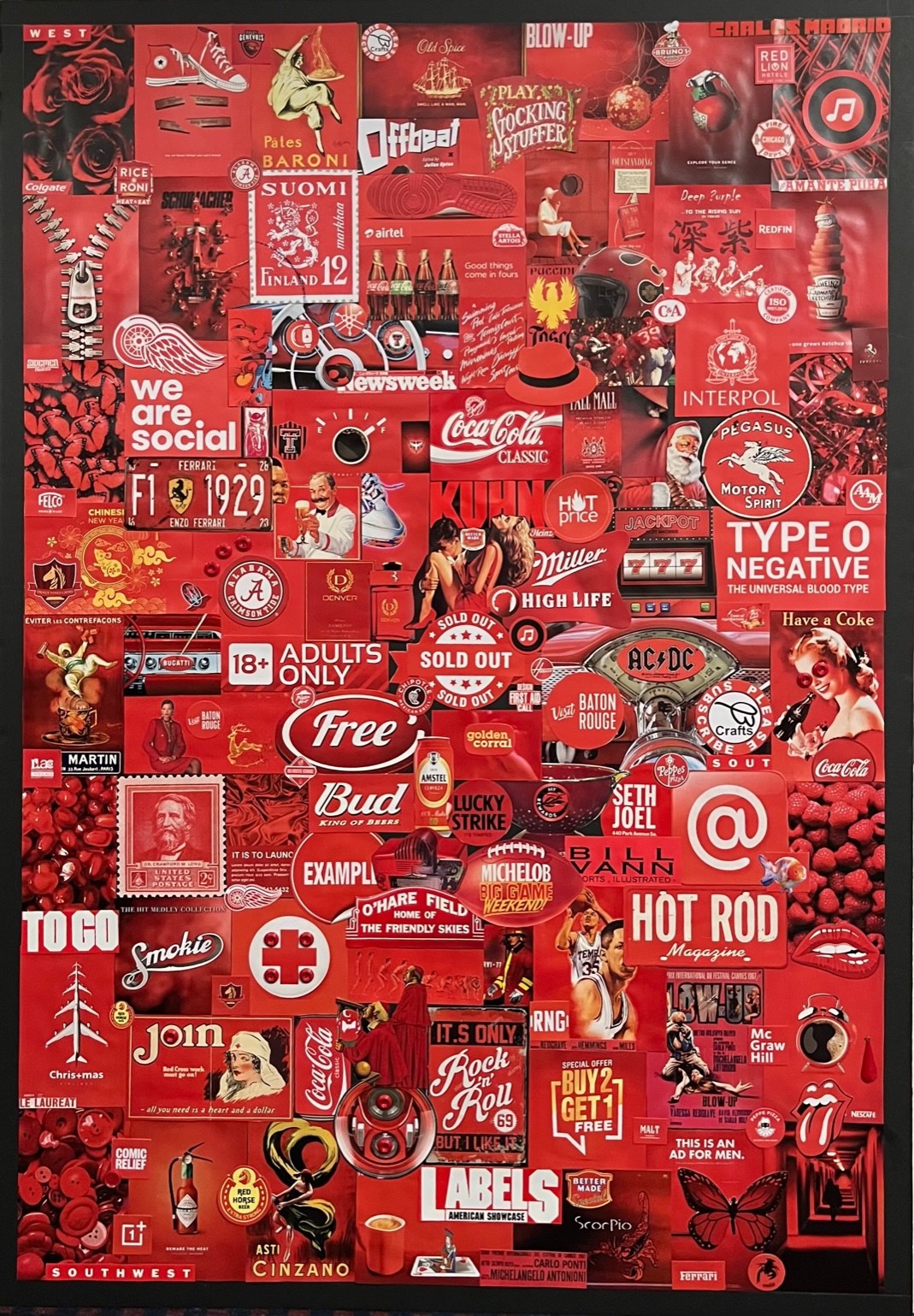 Mustafa Özoyal | Kolaj Resim | İsimsiz