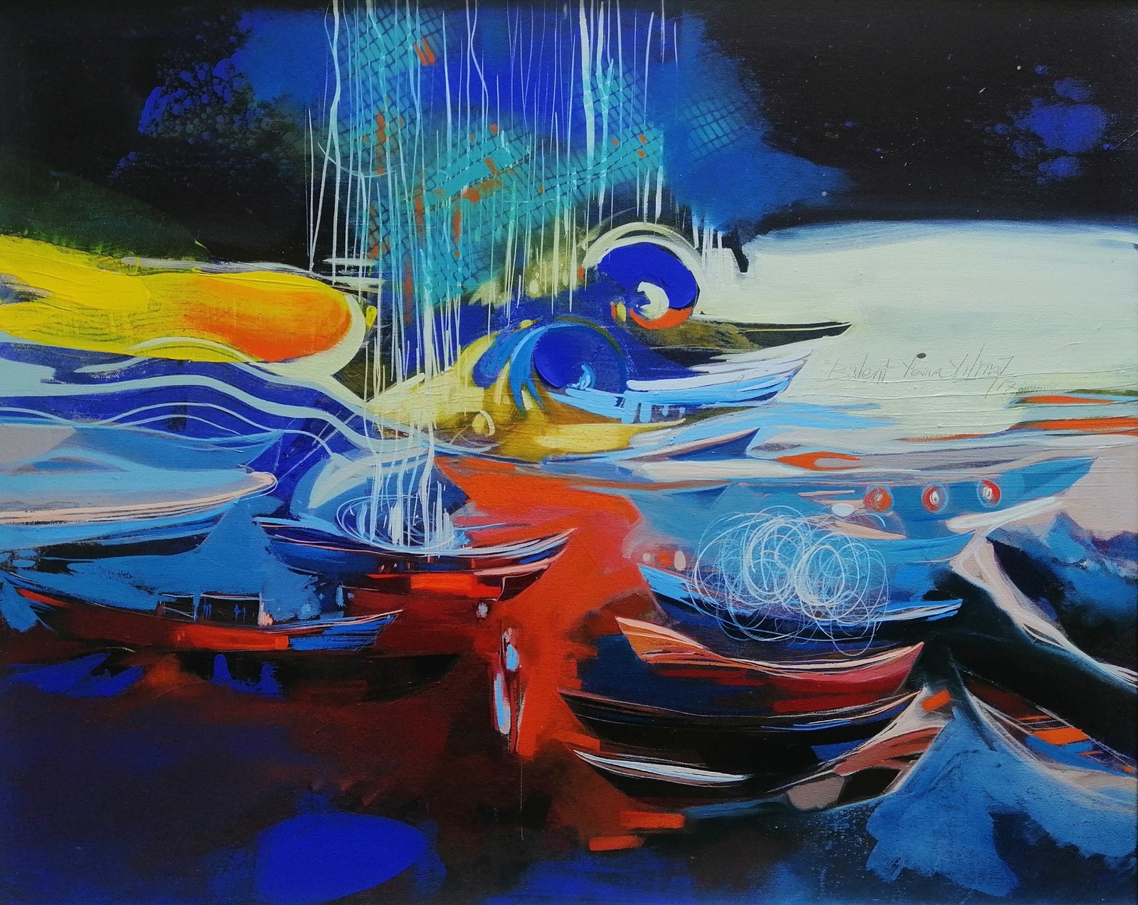 Bülent Yavuz Yılmaz | Tuval üzerine yağlı boya | İsimsiz