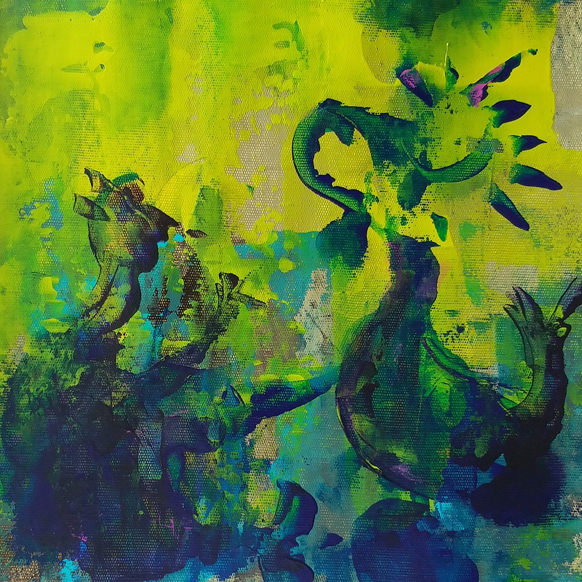 Pınar Akbaba | Tuval üzerine akrilik | İsimsiz