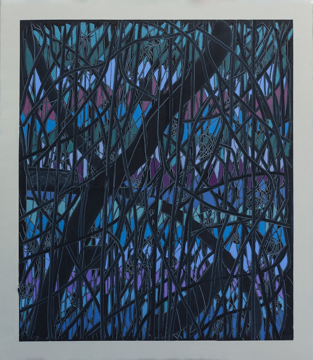 Emre Doğrusöz | Tuval üzerine yağlı boya | Bilinçaltı Serisinden No 9