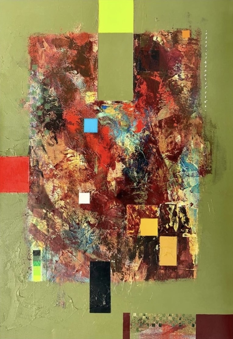 Oğuz Yurttadur | Tuval üzerine akrilik | İsimsiz