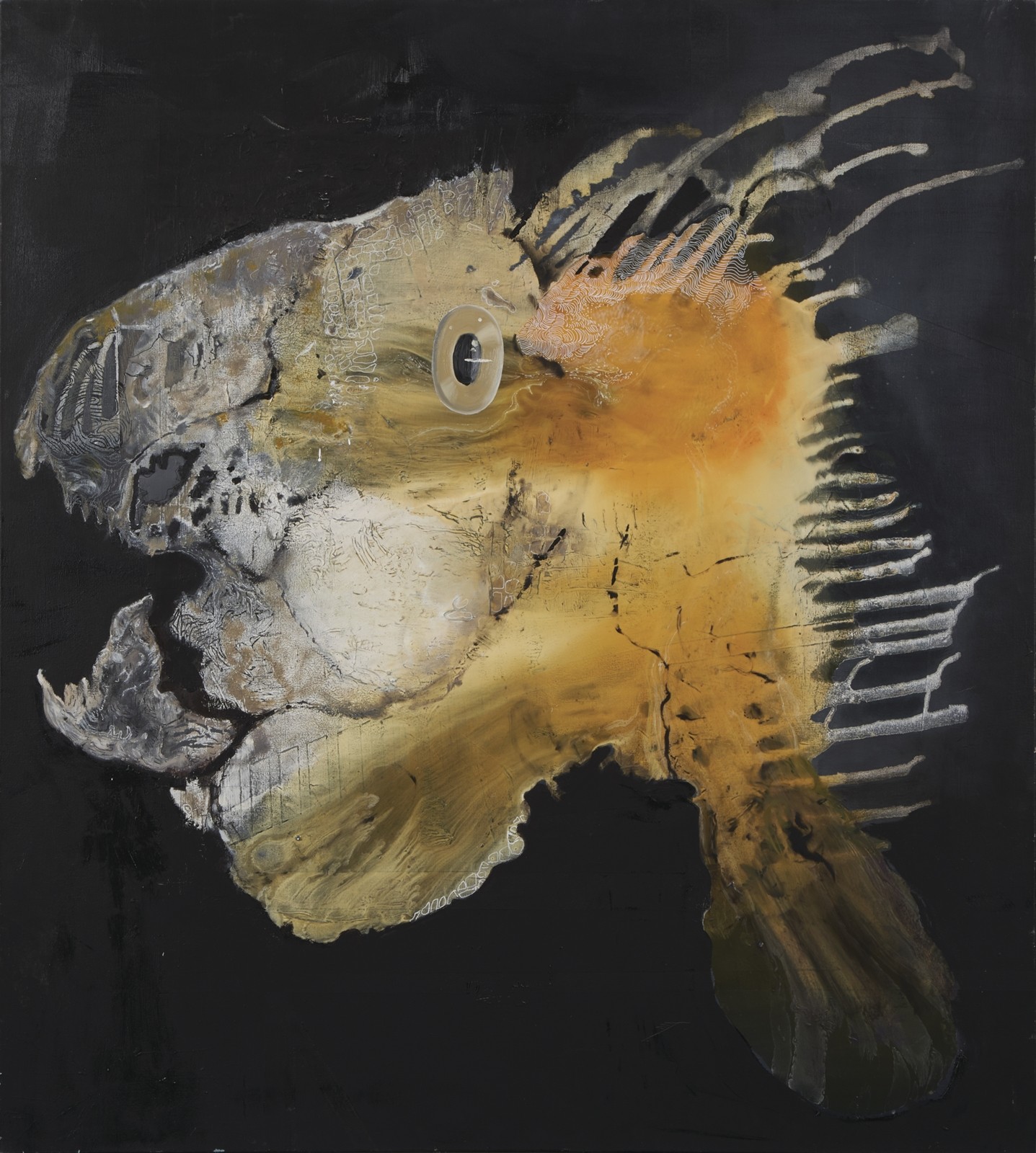 Ferahnaz Pala Apdiç | Tuval üzerine yağlı boya | Geride Kalan