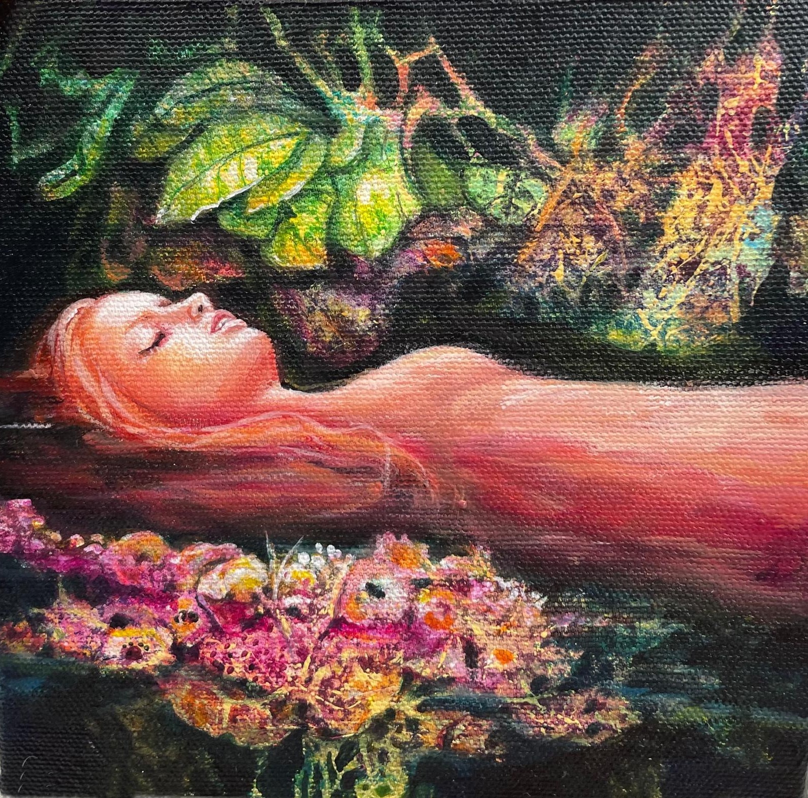 Dilek Hasra | Tuval üzerine akrilik | İsimsiz