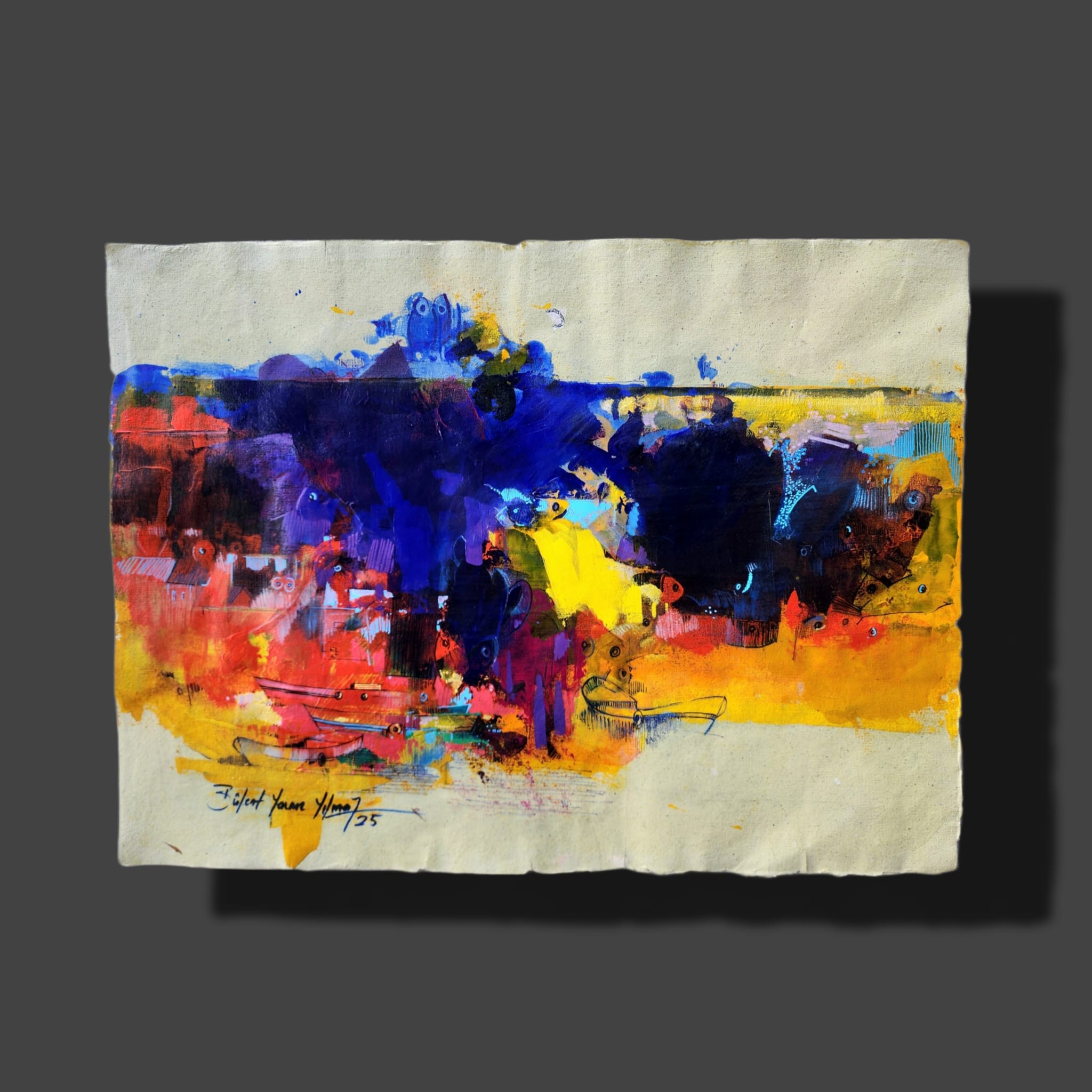 Bülent Yavuz Yılmaz | Kağıt üzerine karışık teknik | İsimsiz