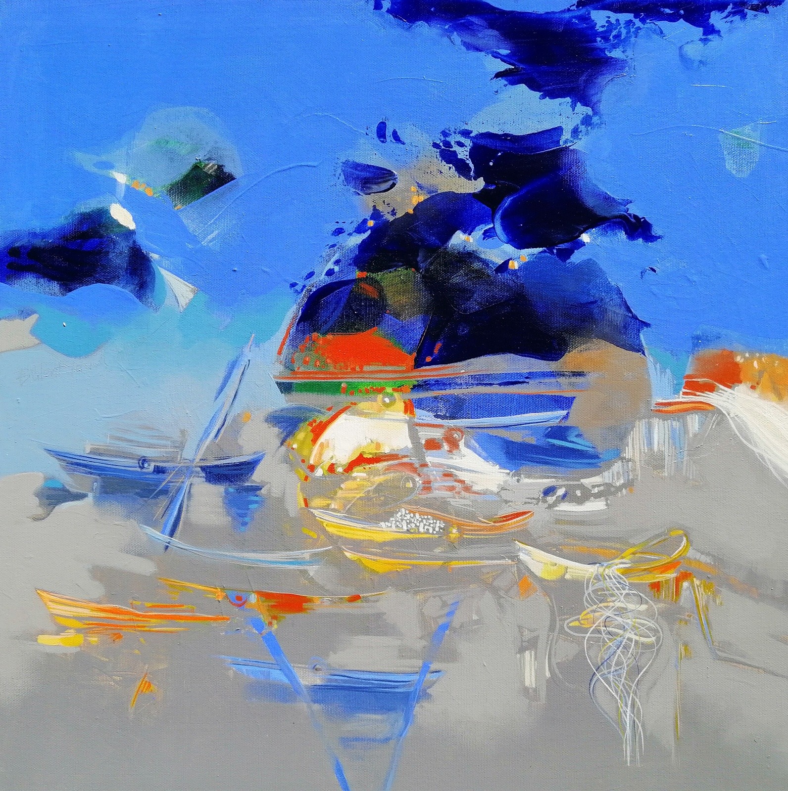 Bülent Yavuz Yılmaz | Tuval üzerine yağlı boya | İsimsiz