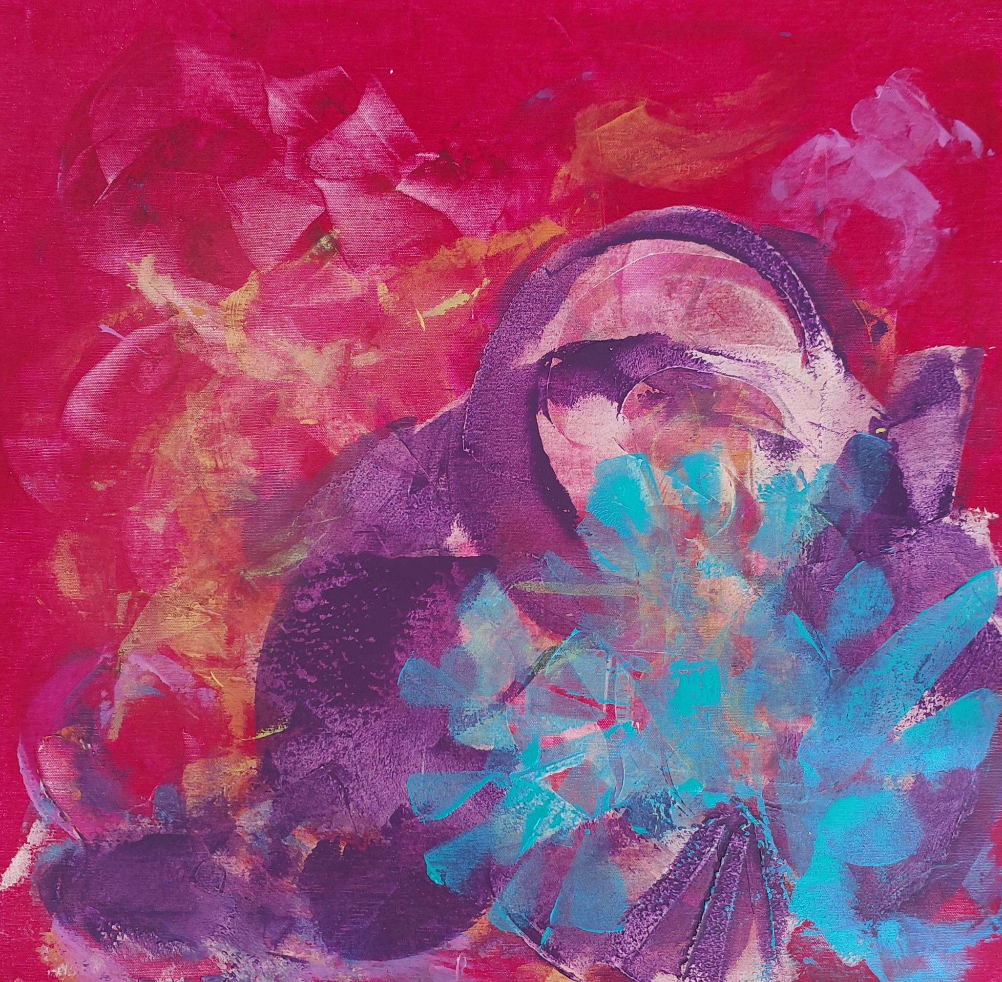 Pınar Akbaba | Tuval üzerine akrilik | İsimsiz