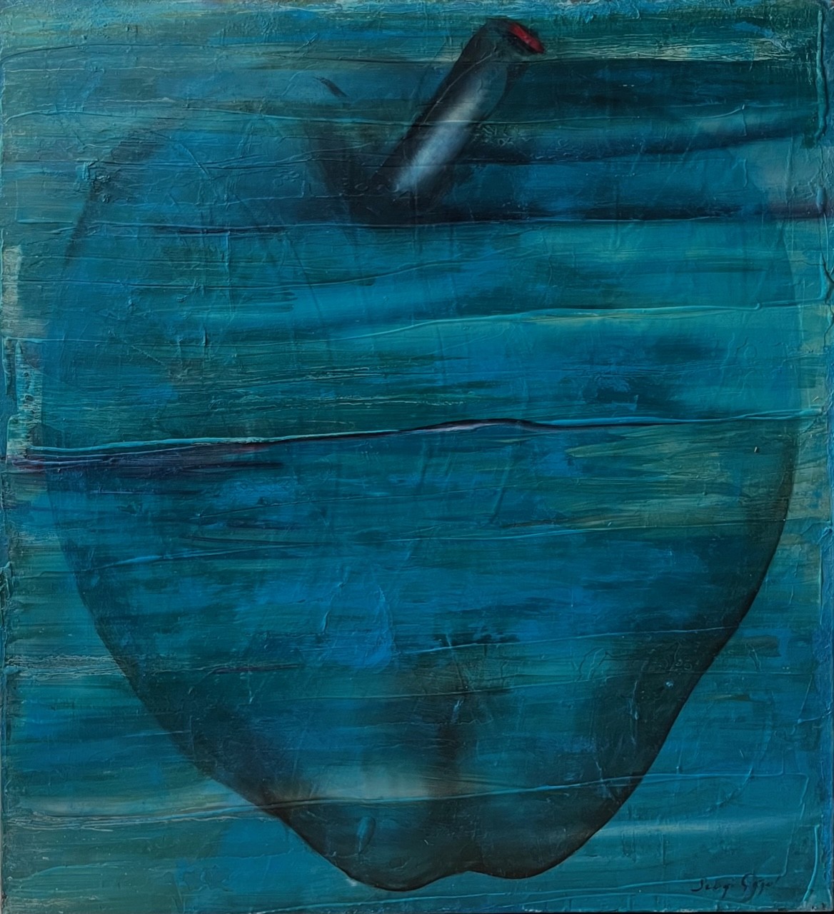 Sevgi Çağal | Tuval üzerine yağlı boya | Blue