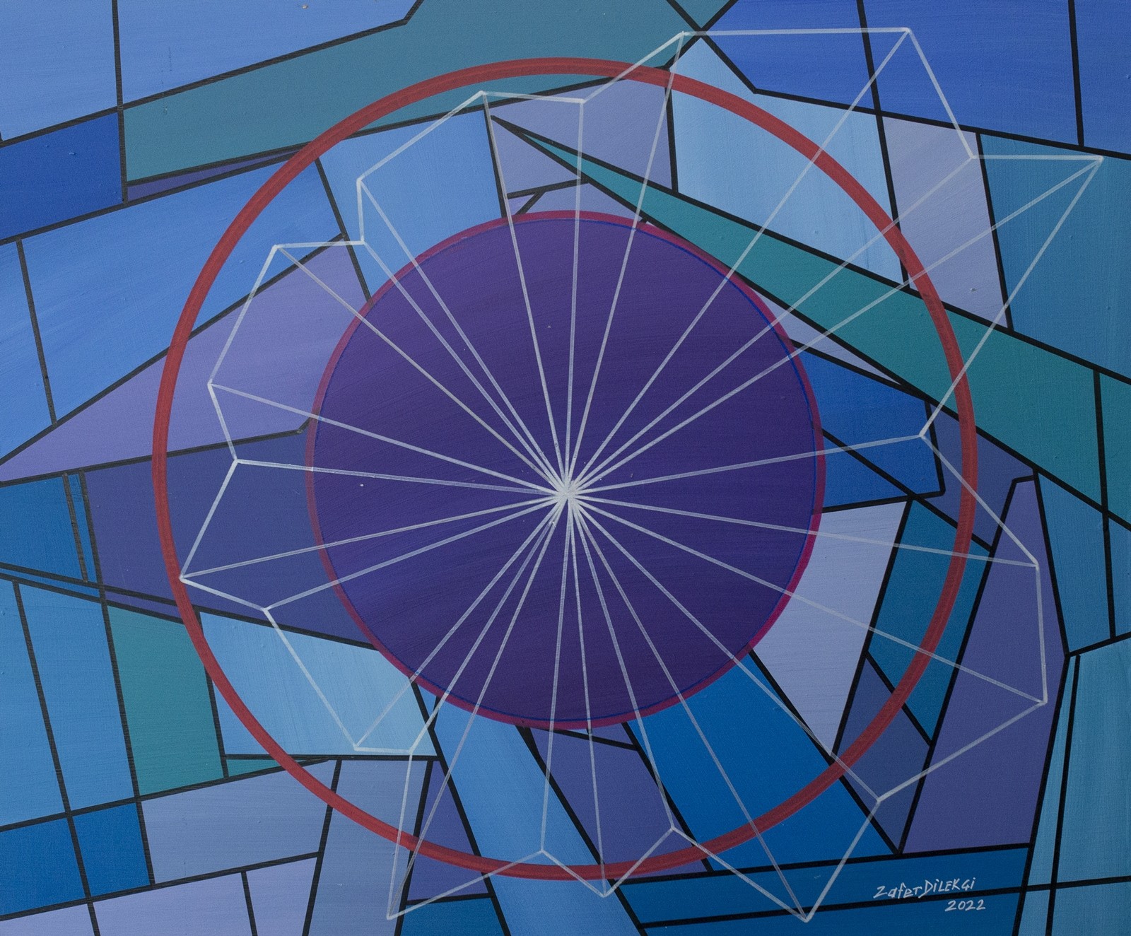 Zafer Dilekçi | Ahşap üzerine akrilik | İsimsiz