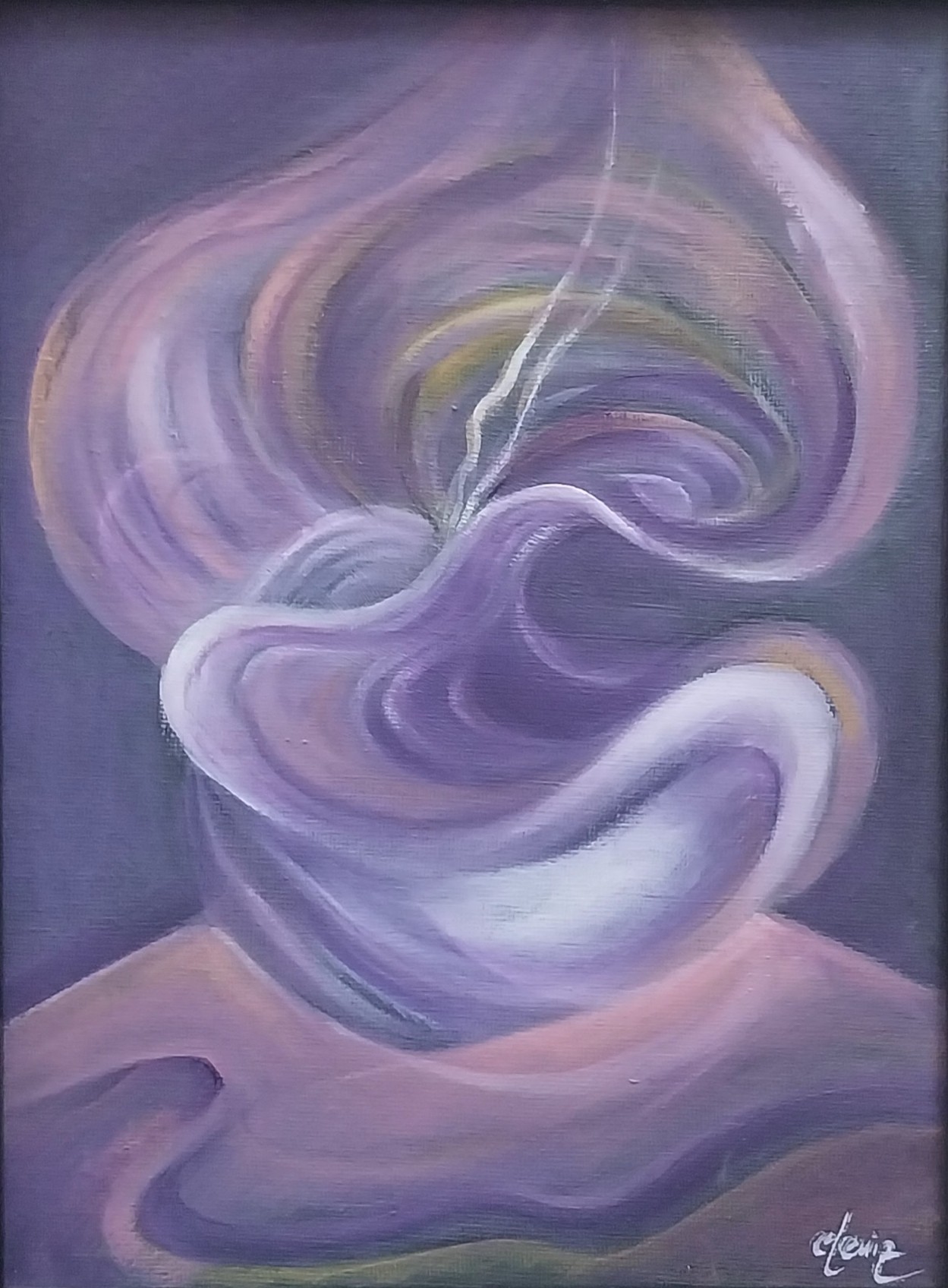 Deniz Deniz | Tuval üzerine karışık teknik | Kahve Kokusu