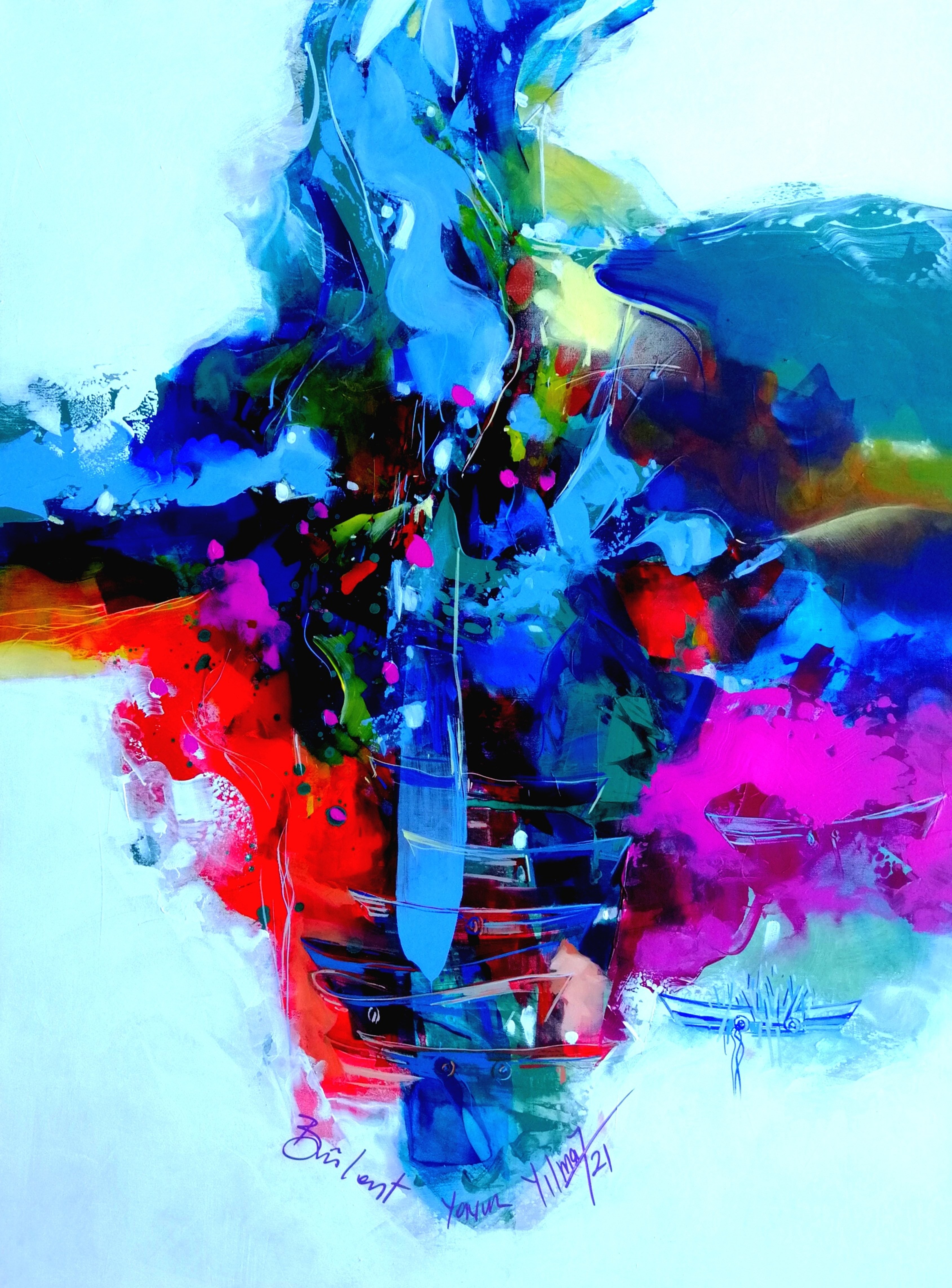 Bülent Yavuz Yılmaz | Tuval üzerine yağlı boya | İsimsiz