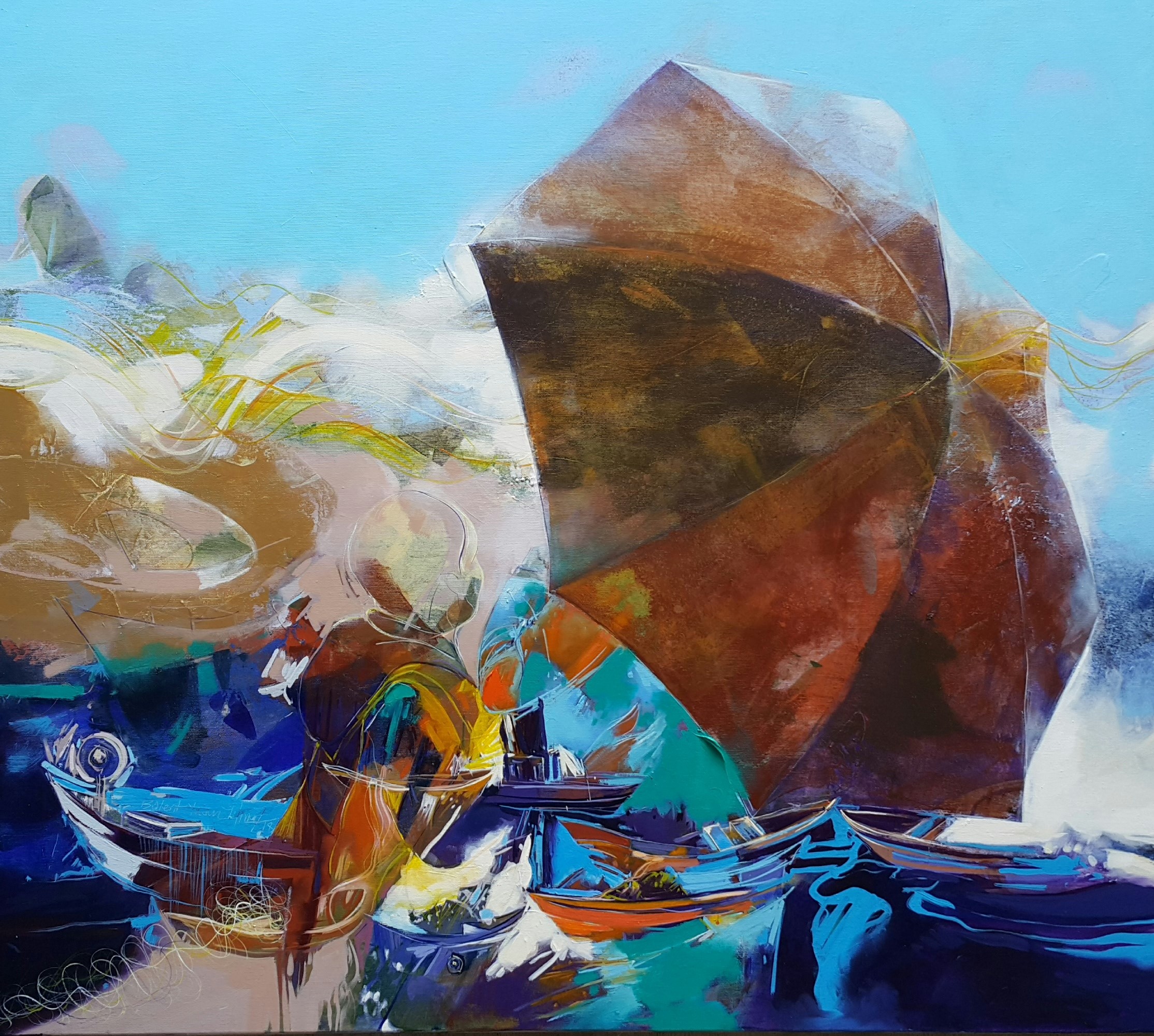 Bülent Yavuz Yılmaz | Tuval üzerine yağlı boya | İsimsiz