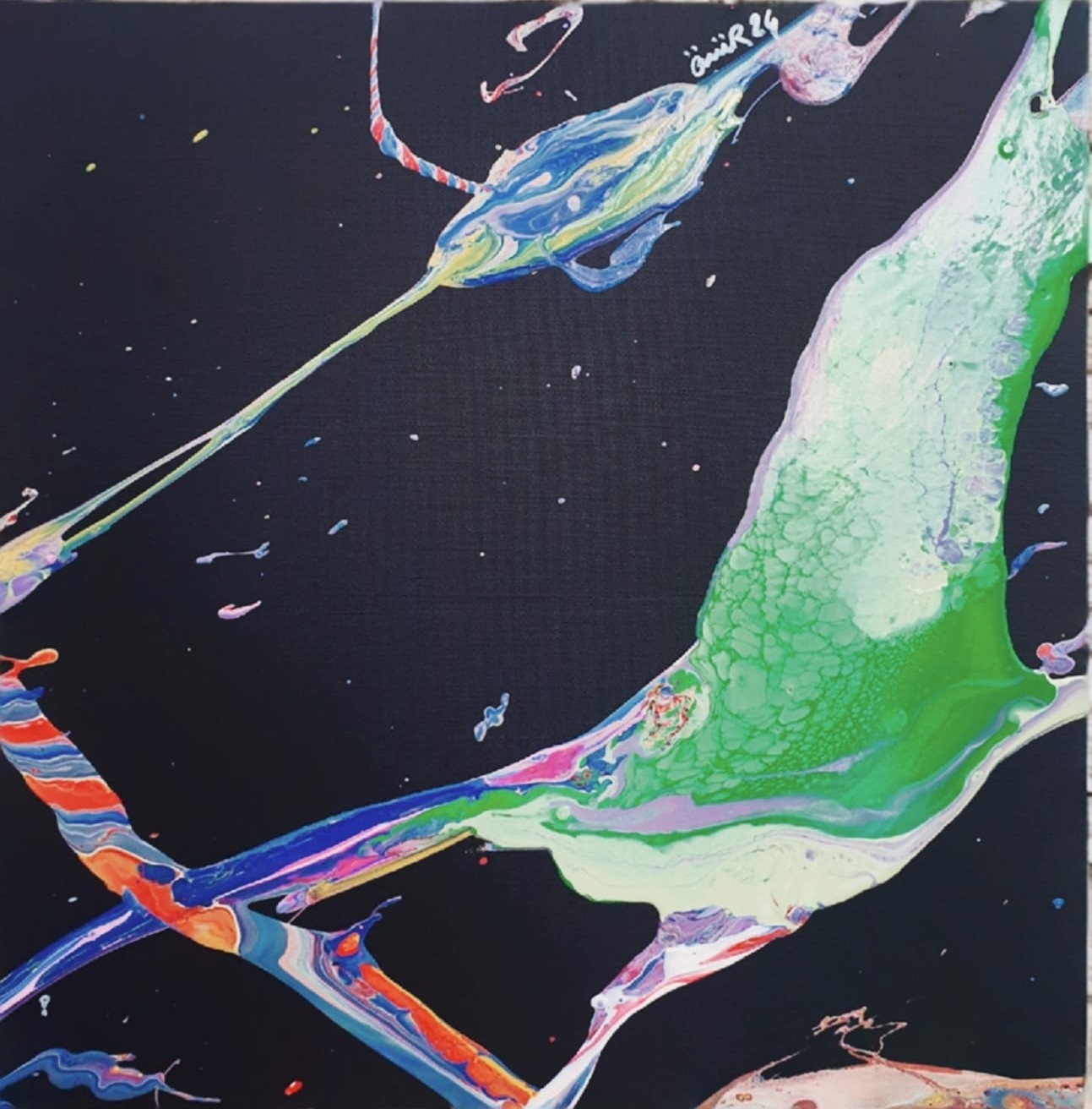 Ömür Göbeklitepe | Tuval üzerine karışık teknik | No. 156