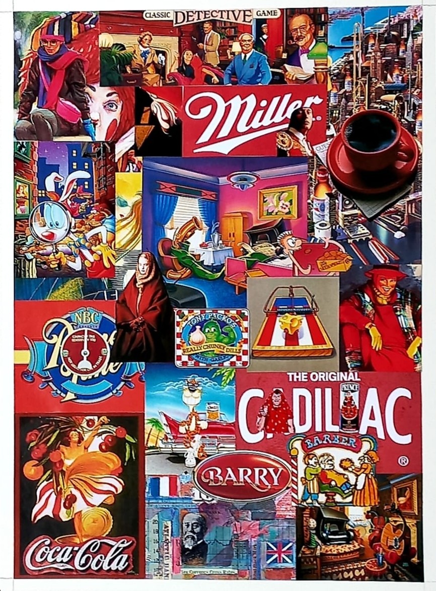 Mustafa Özoyal | Kolaj Resim | İsimsiz