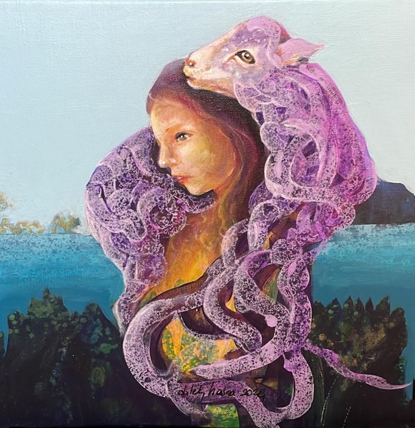 Dilek Hasra | Tuval üzerine akrilik | İsimsiz