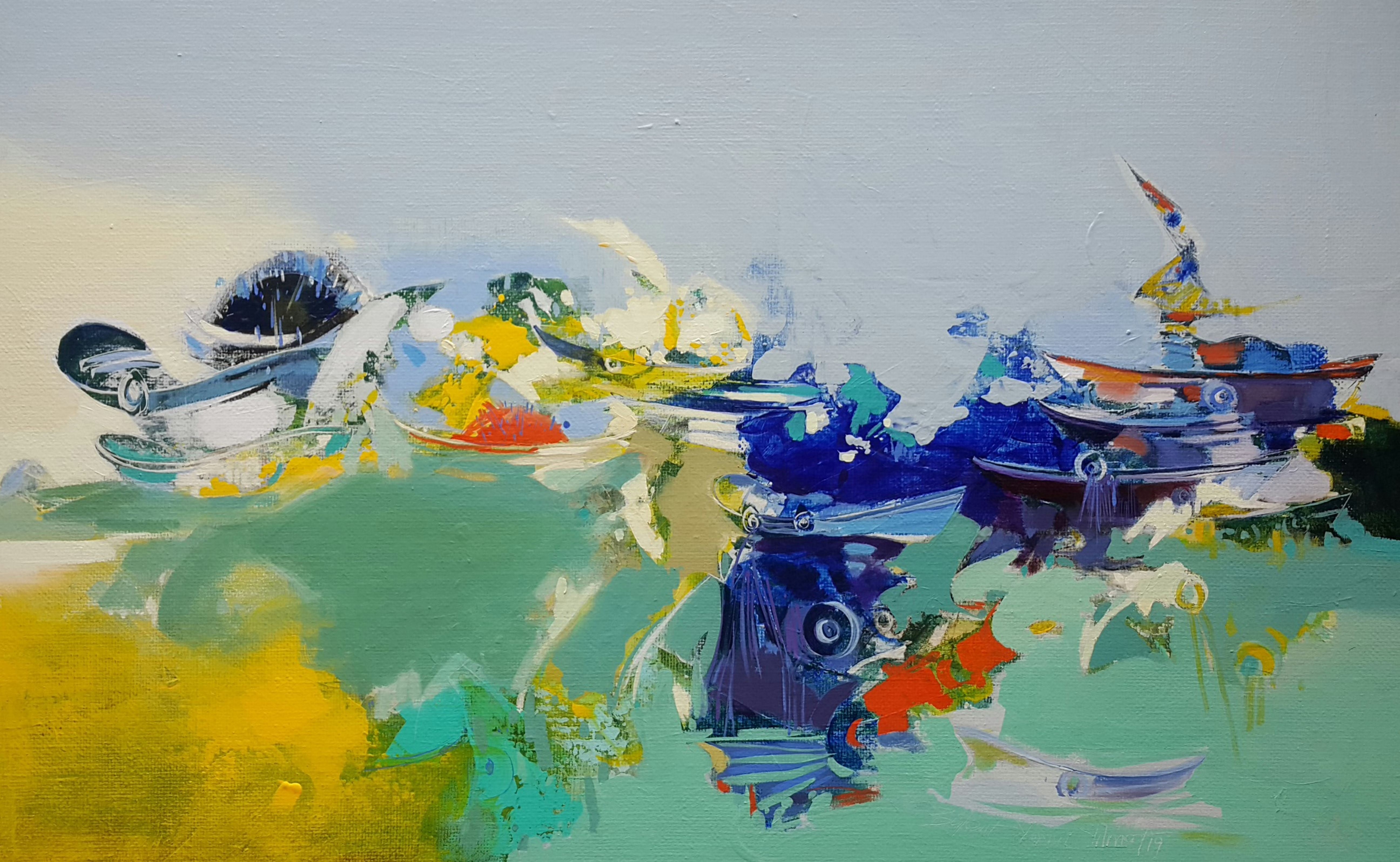 Bülent Yavuz Yılmaz | Tuval üzerine yağlıboya | İsimsiz