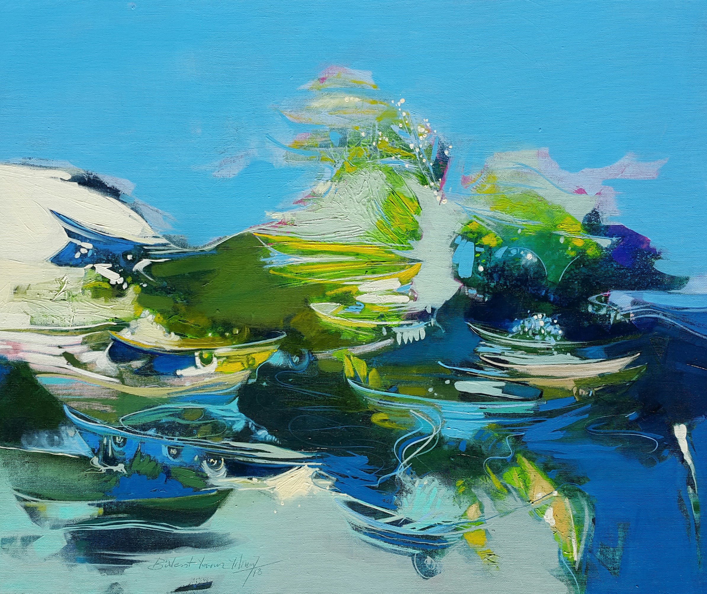 Bülent Yavuz Yılmaz | Tuval üzerine yağlı boya | İsimsiz