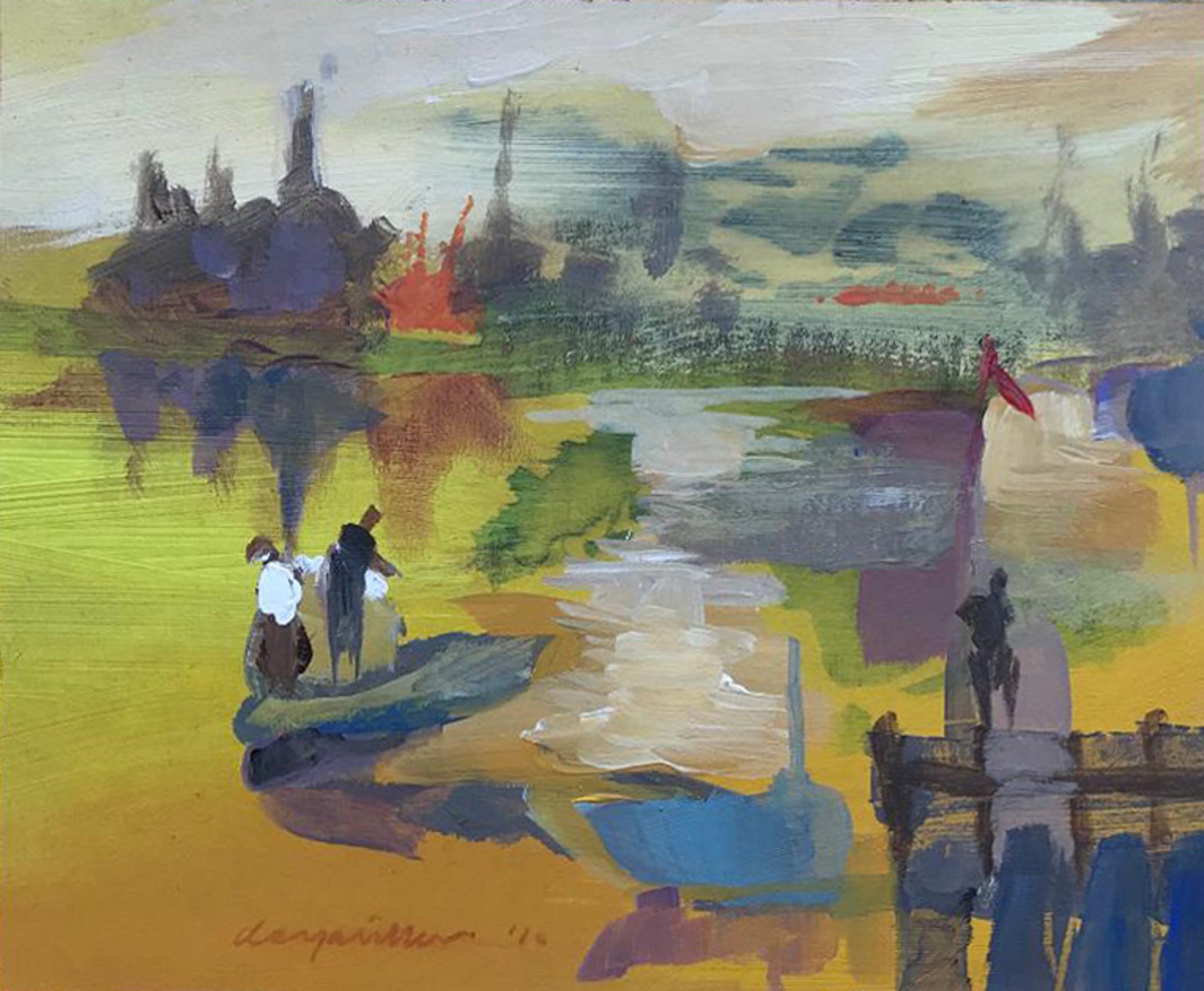 Derya Ülker | Ahşap üzerine akrilik | Tunus