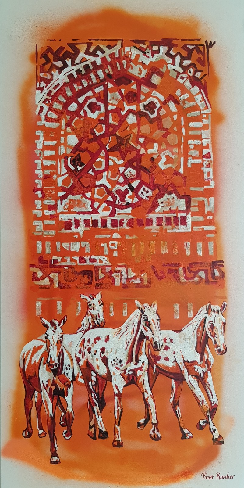 Pınar Kanber | Tuval üzerine akrilik | Transition IV