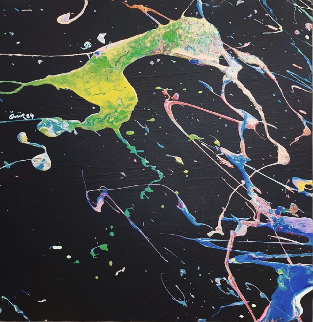 Ömür Göbeklitepe | Tuval üzerine karışık teknik | No. 154