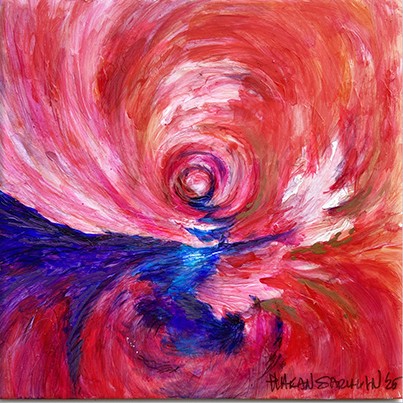 Hakan Sarıhan | Dakota üzerine akrilik | Vortex VII