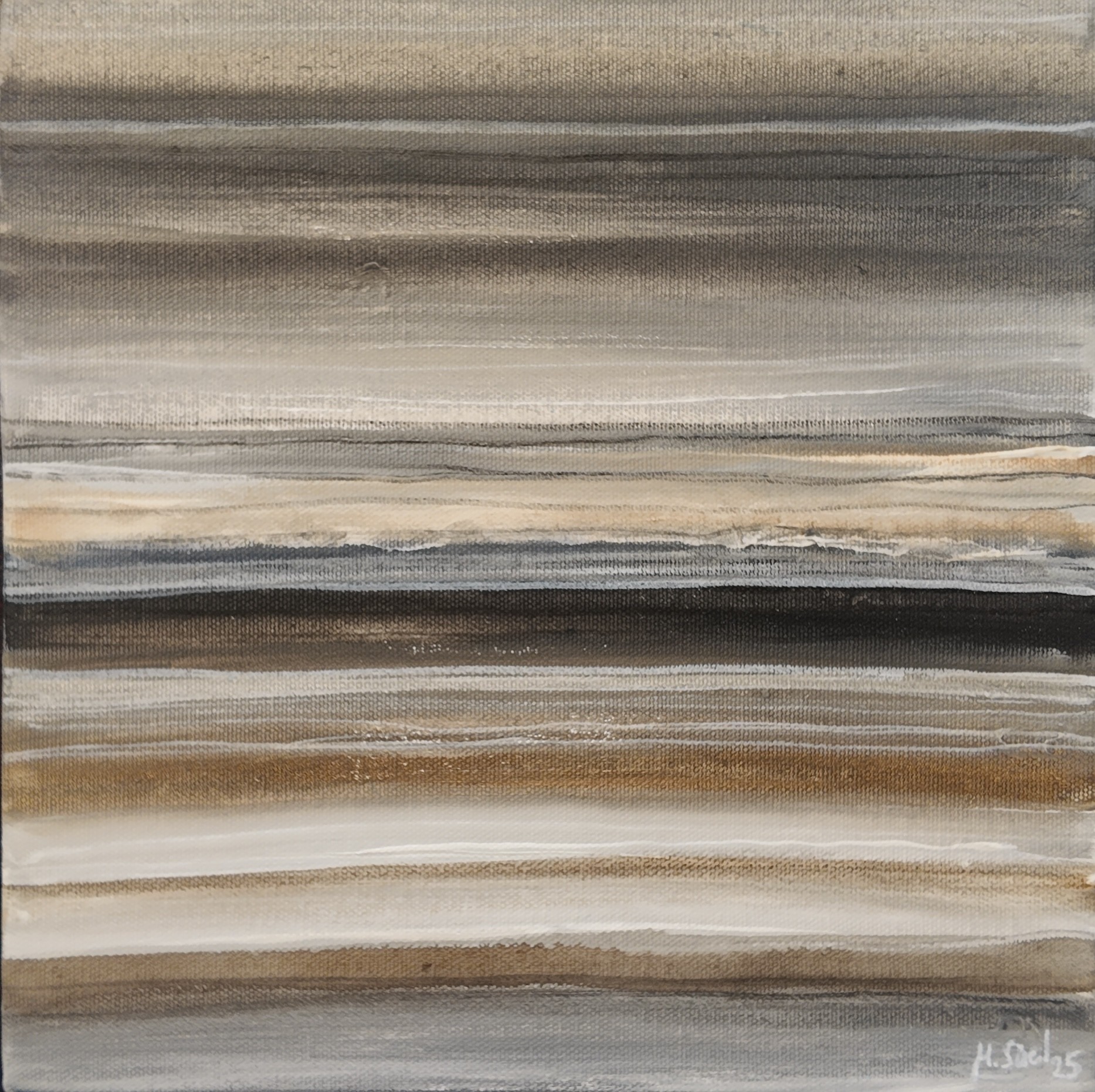 Müge Süel | Tuval üzerine akrilik | Zen No.2