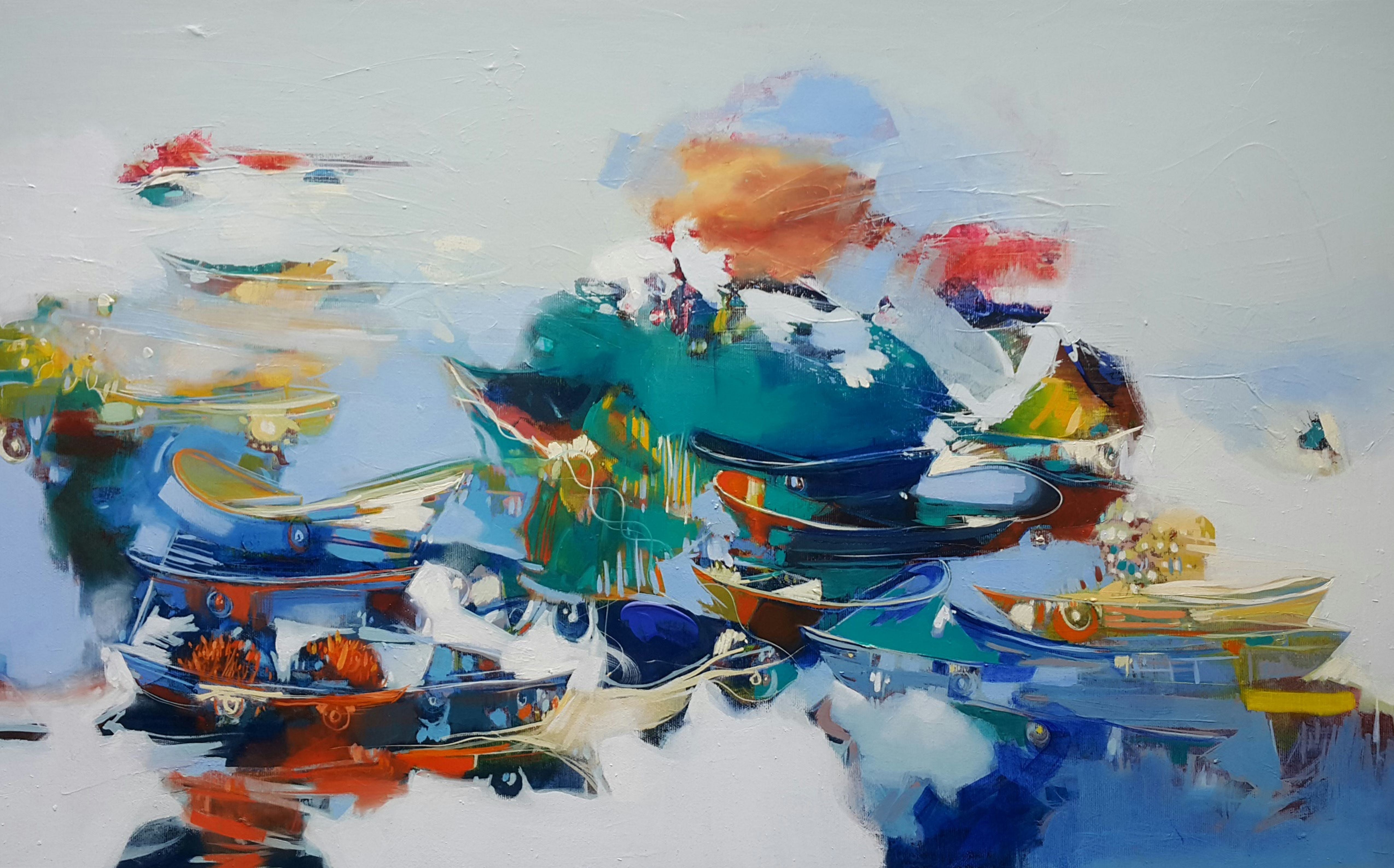 Bülent Yavuz Yılmaz | Tuval üzerine yağlıboya | İsimsiz