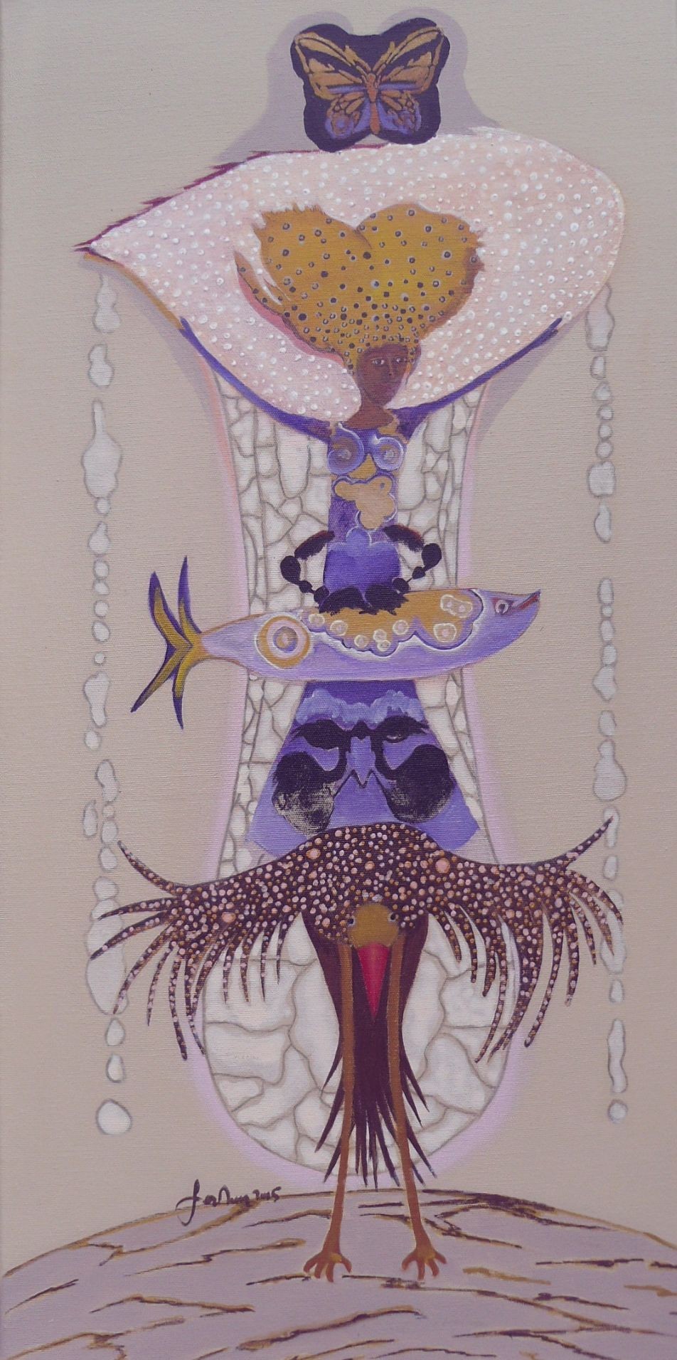 Ferhan Atalay | Tuval üzerine akrilik | İsimsiz