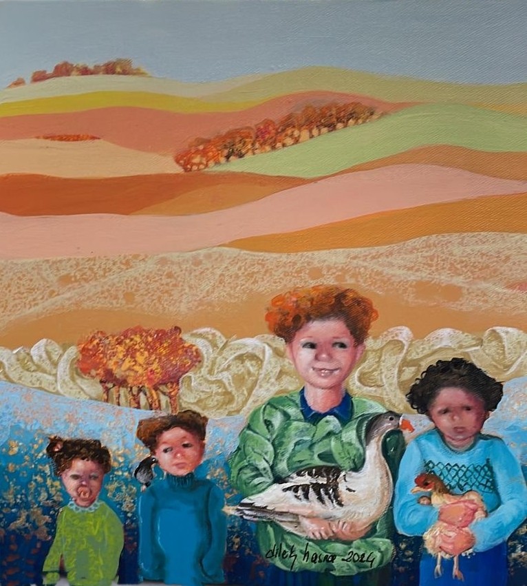 Dilek Hasra | Tuval üzerine akrilik | İsimsiz