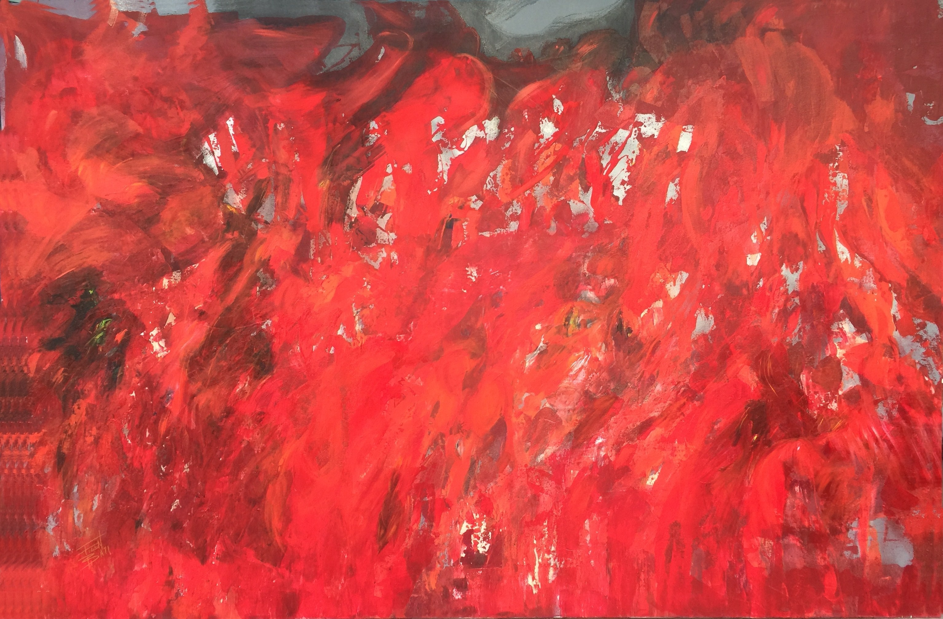 Figen Batı | Tuval üzerine akrilik | Aşk