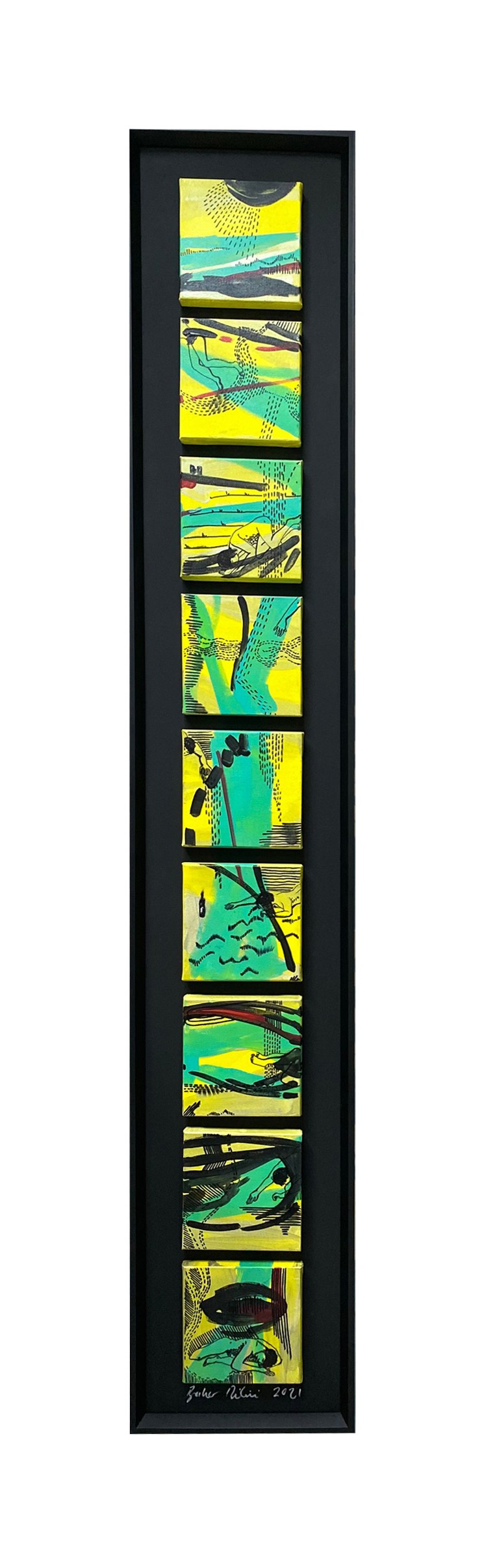 Bahar Bilici Öztürk | Tuval üzerine karışık teknik | Derin Bir Mesele