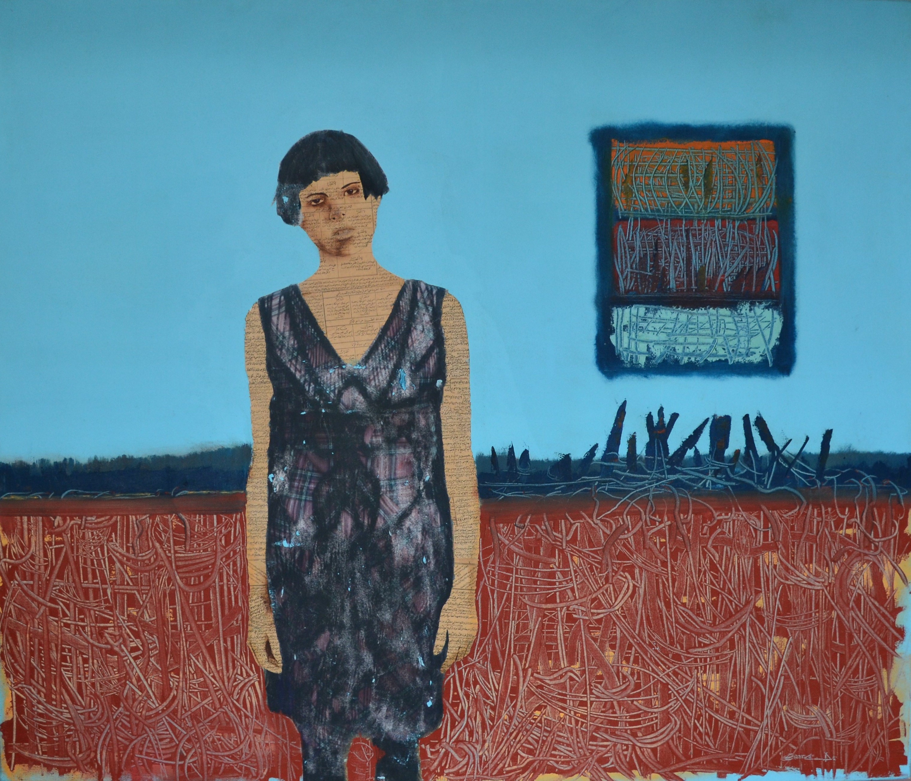 Emre Doğrusöz | Tuval üzerine yağlı boya | Bilinçaltı Serisi No:1