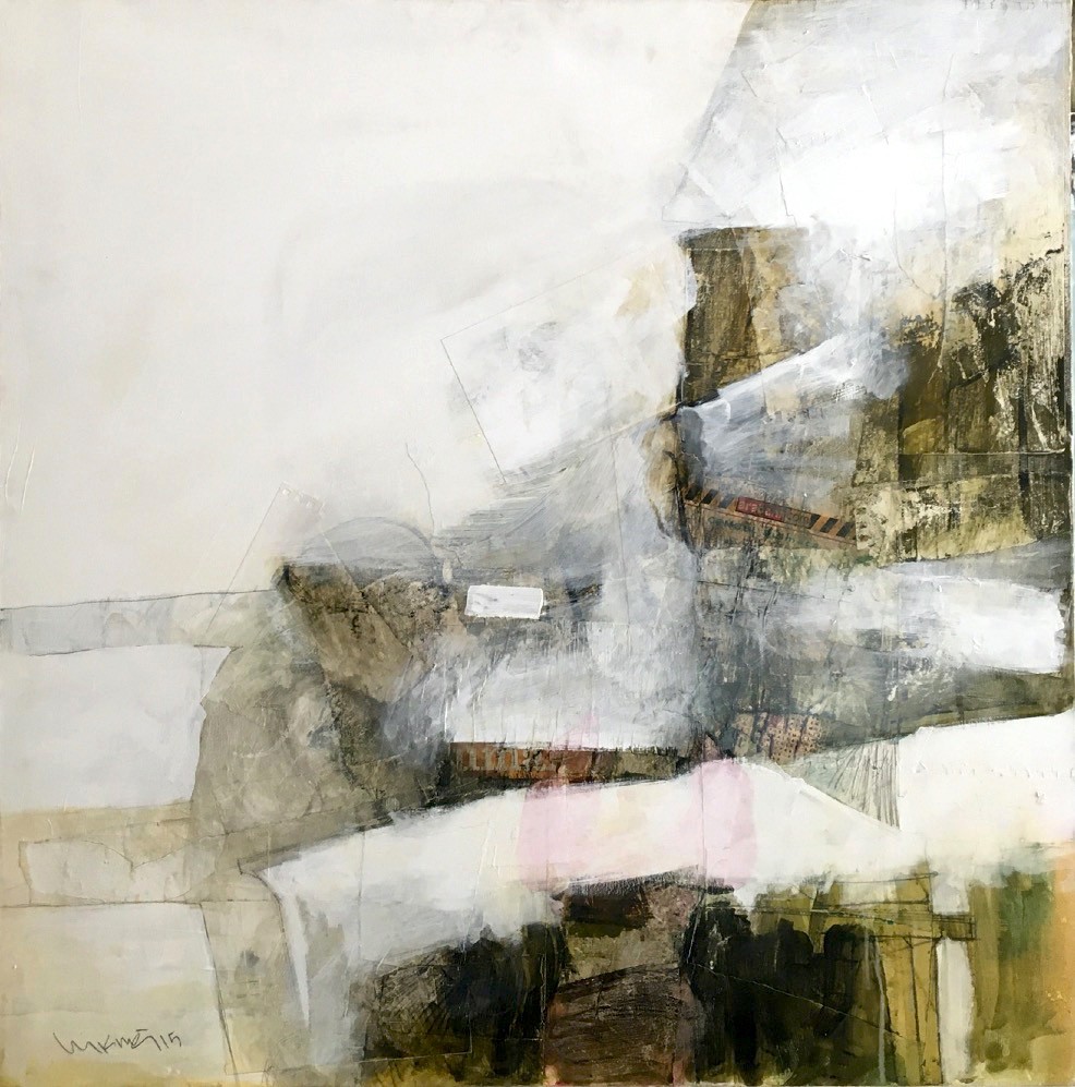 Hikmet Şahin | Tuval üzerine akrilik ve yağlıboya | Eski Sokak I