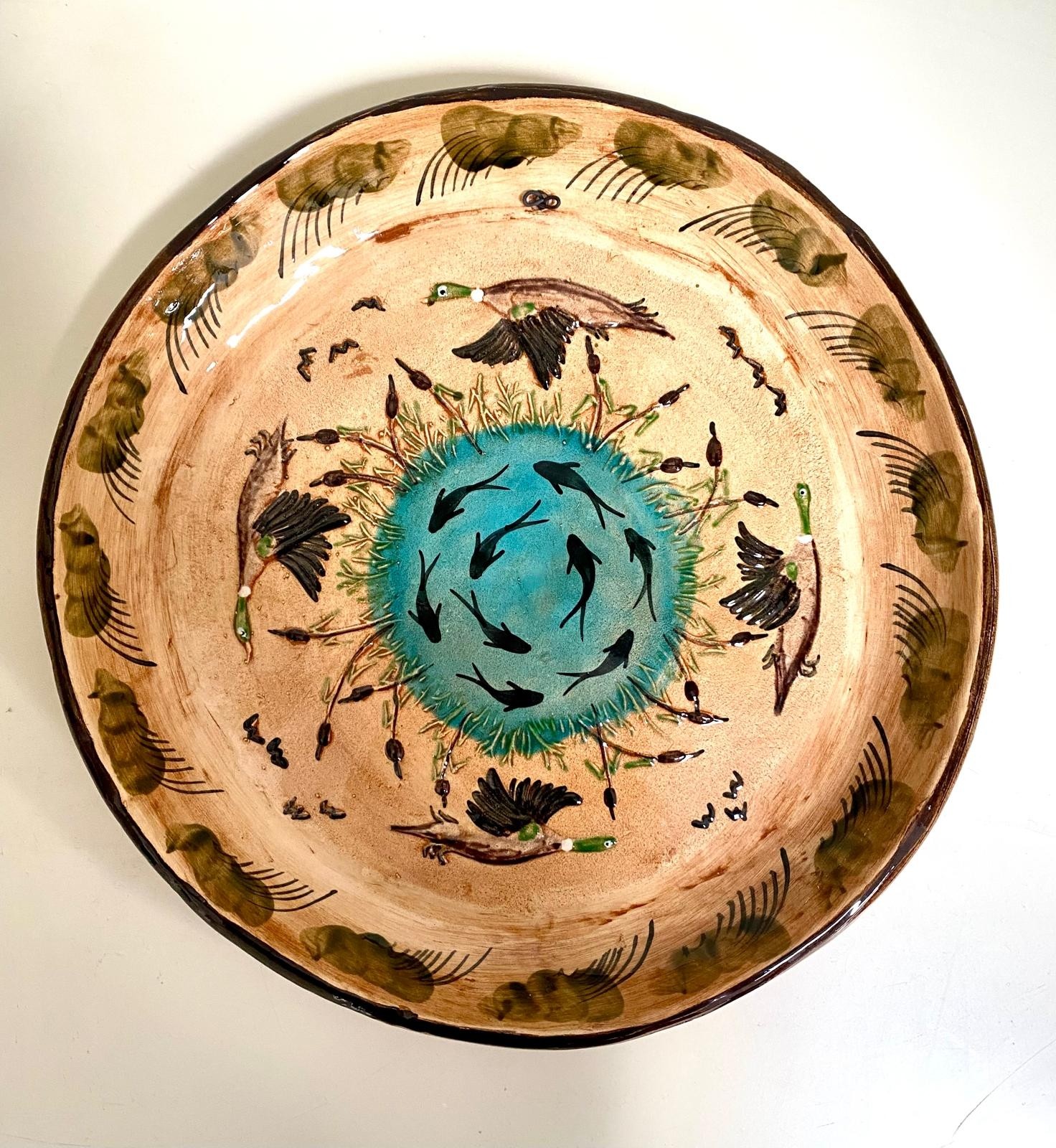 Adil Can | Seramik Tabak | Balıklı Seri