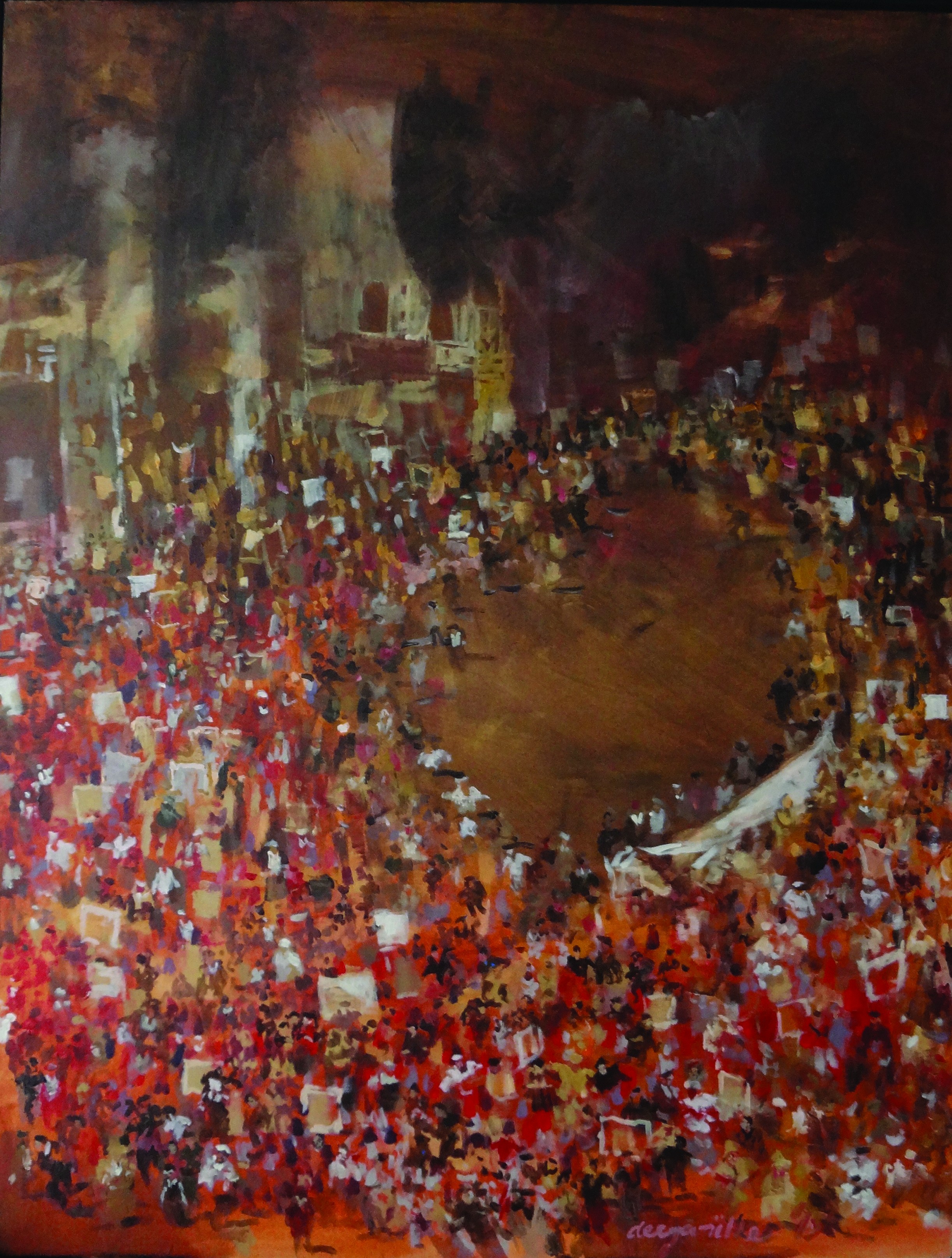 Derya Ülker | Tuval üzerine akrilik | İsimsiz