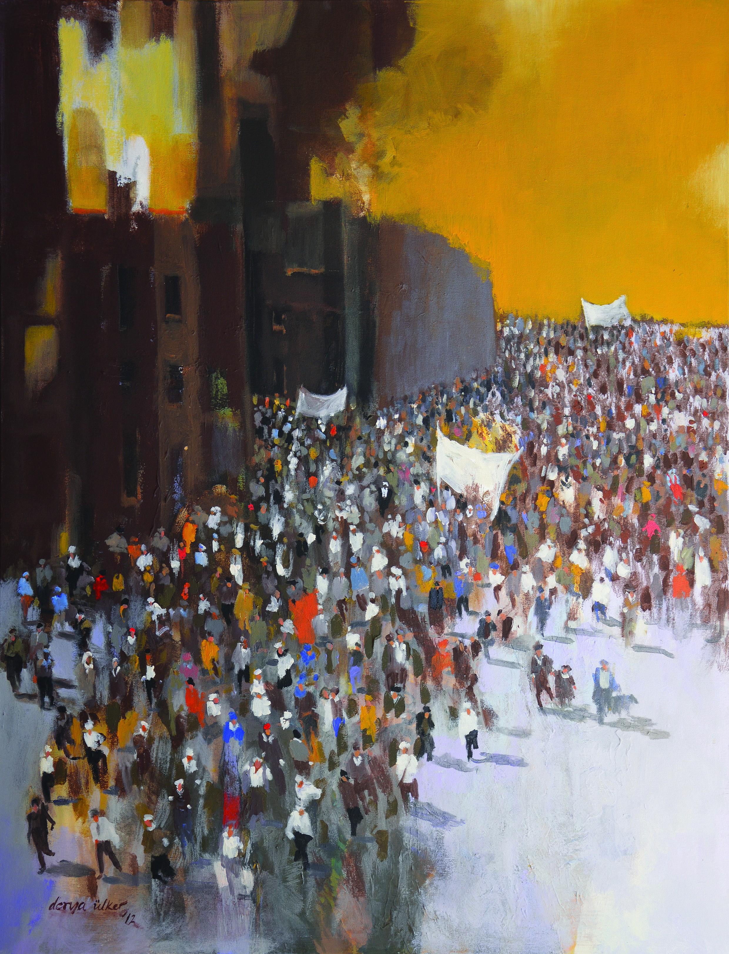 Derya Ülker | Tuval üzerine akrilik | Tefrika