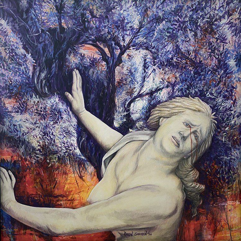 Hakan Sarıhan | Tuval üzerine akrilik | Ege'yi Düşlerken - Çığlık