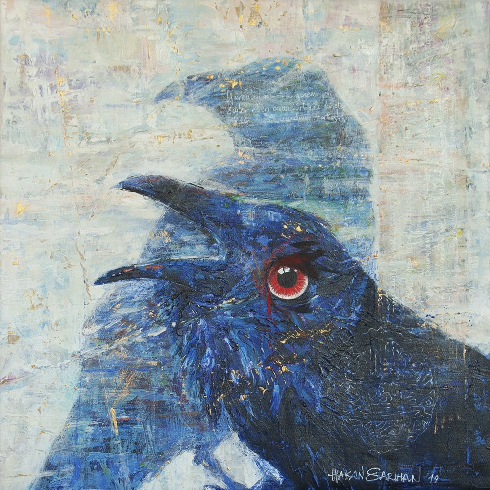 Hakan Sarıhan | Tuval üzerine akrilik | Göçemeyen Kuşlar