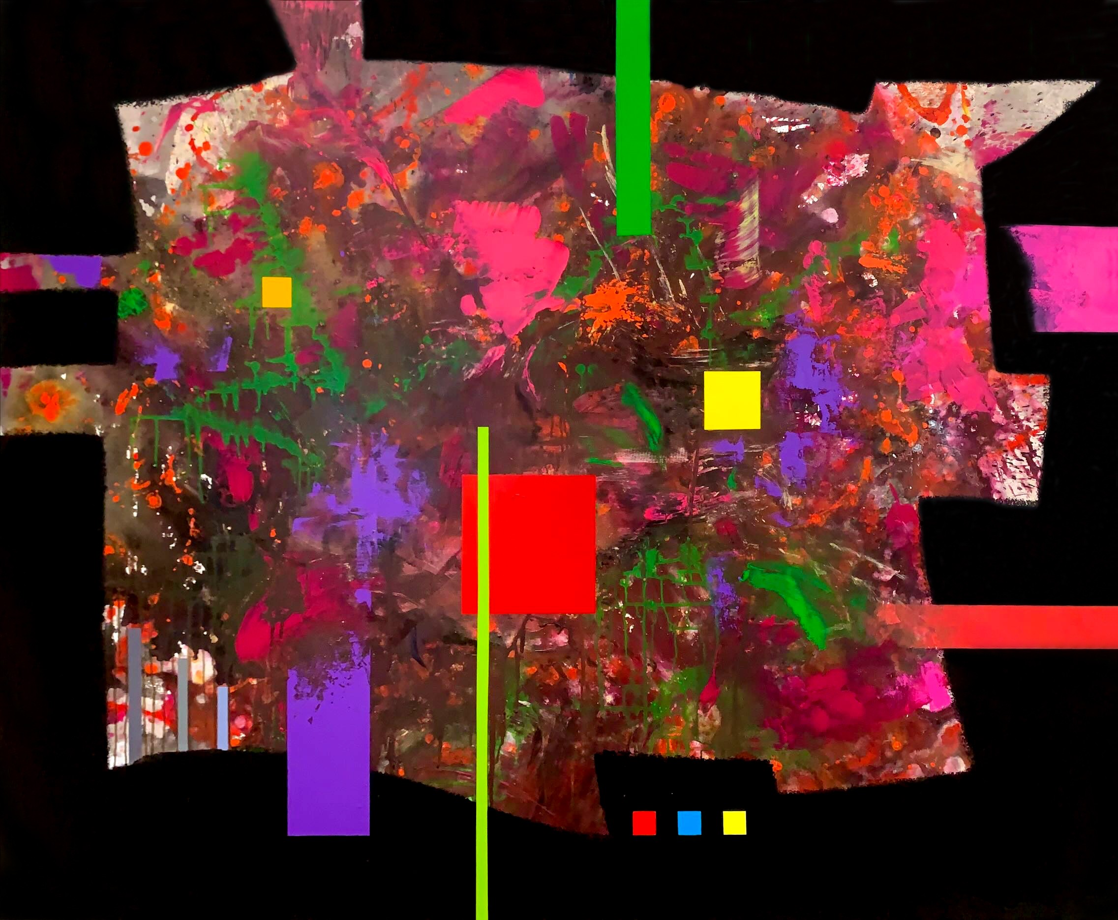 Oğuz Yurttadur | Tuval üzerine akrilik | İsimsiz