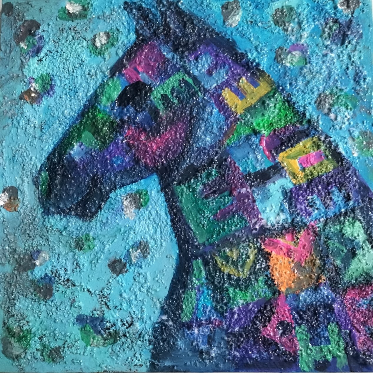 Mürüvvet Durak | Tuval üzerine akrilik | Şahlanış