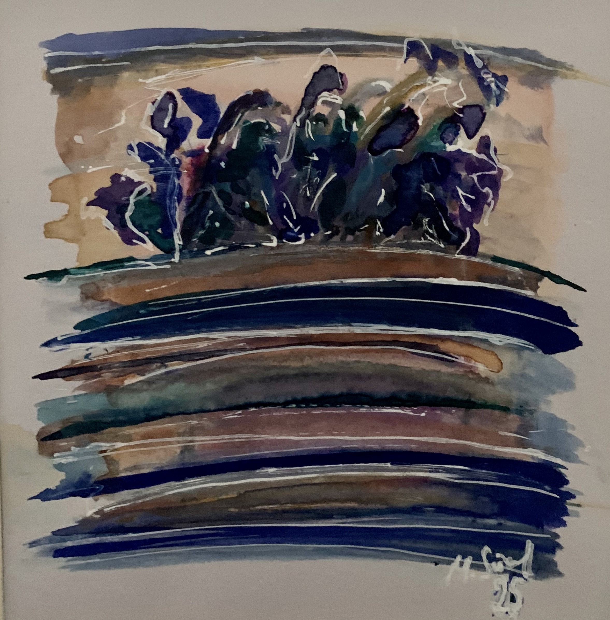 Müge Süel | Kağıt üzerine mürekkep | Günce - Adımlar