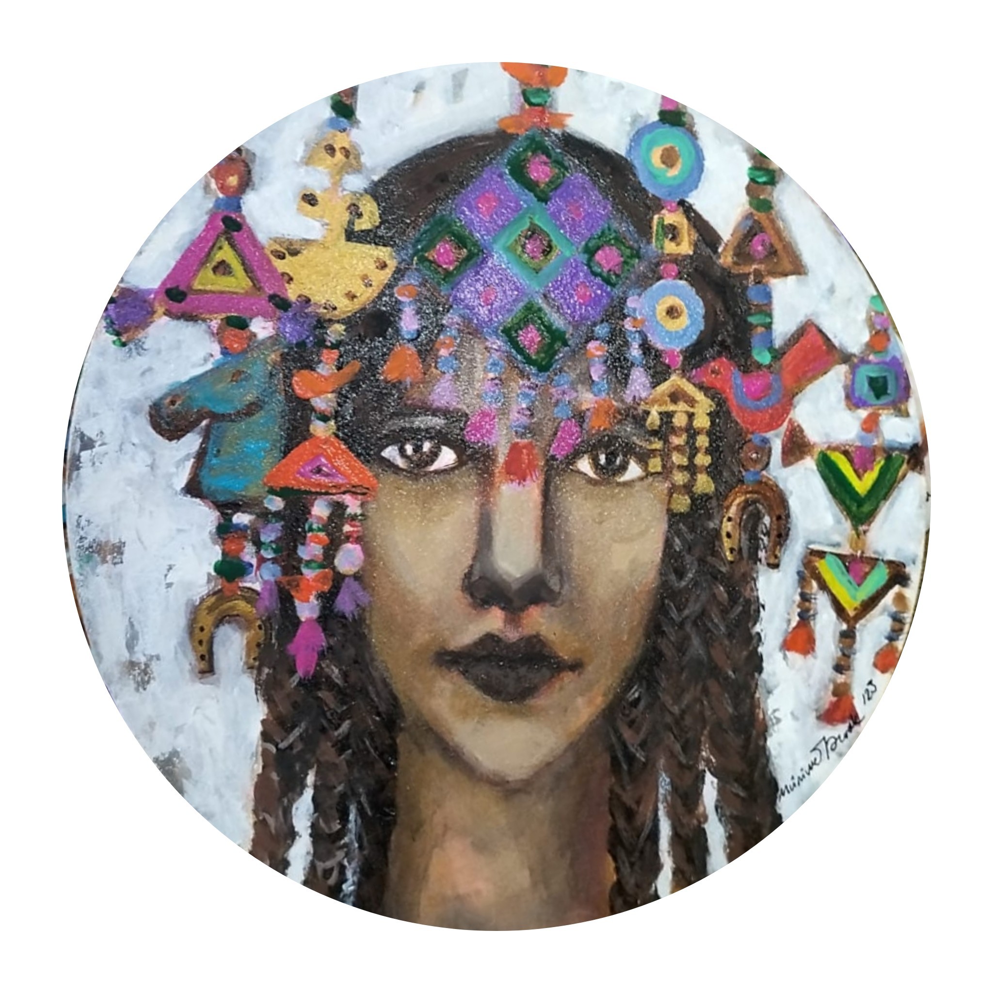 Mürüvvet Durak | Tuval üzerine akrilik | Anadolu Sembolleri