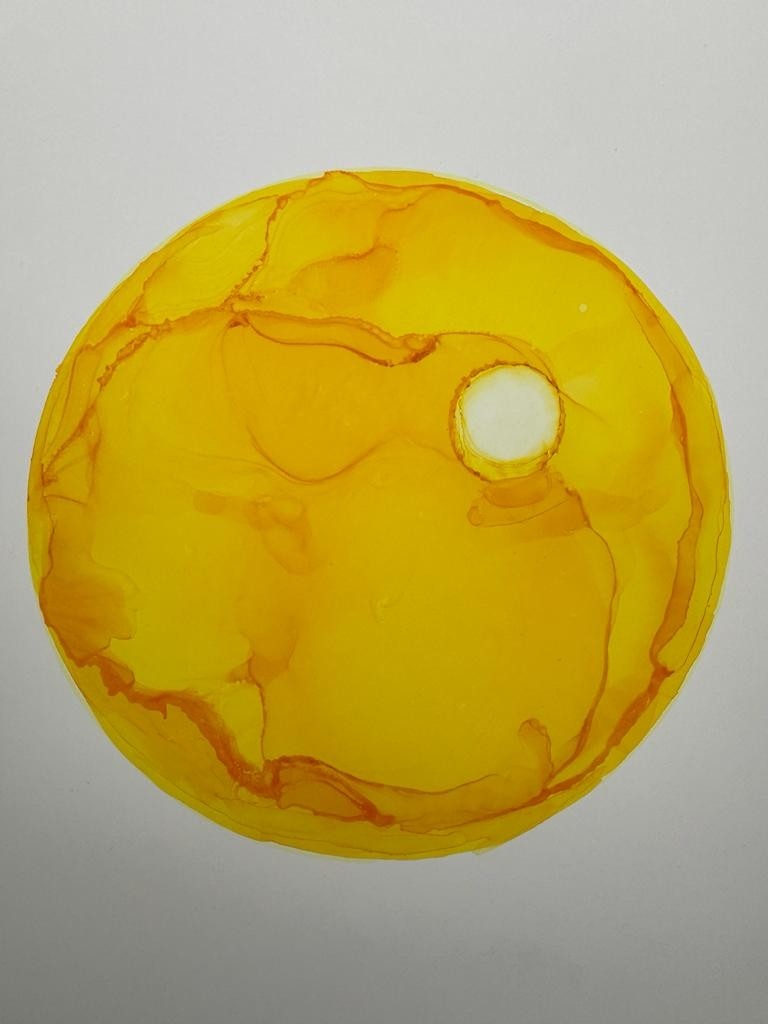 Melike Kara | Kağıt üzerine mürekkep | Solar Plexus Çakra