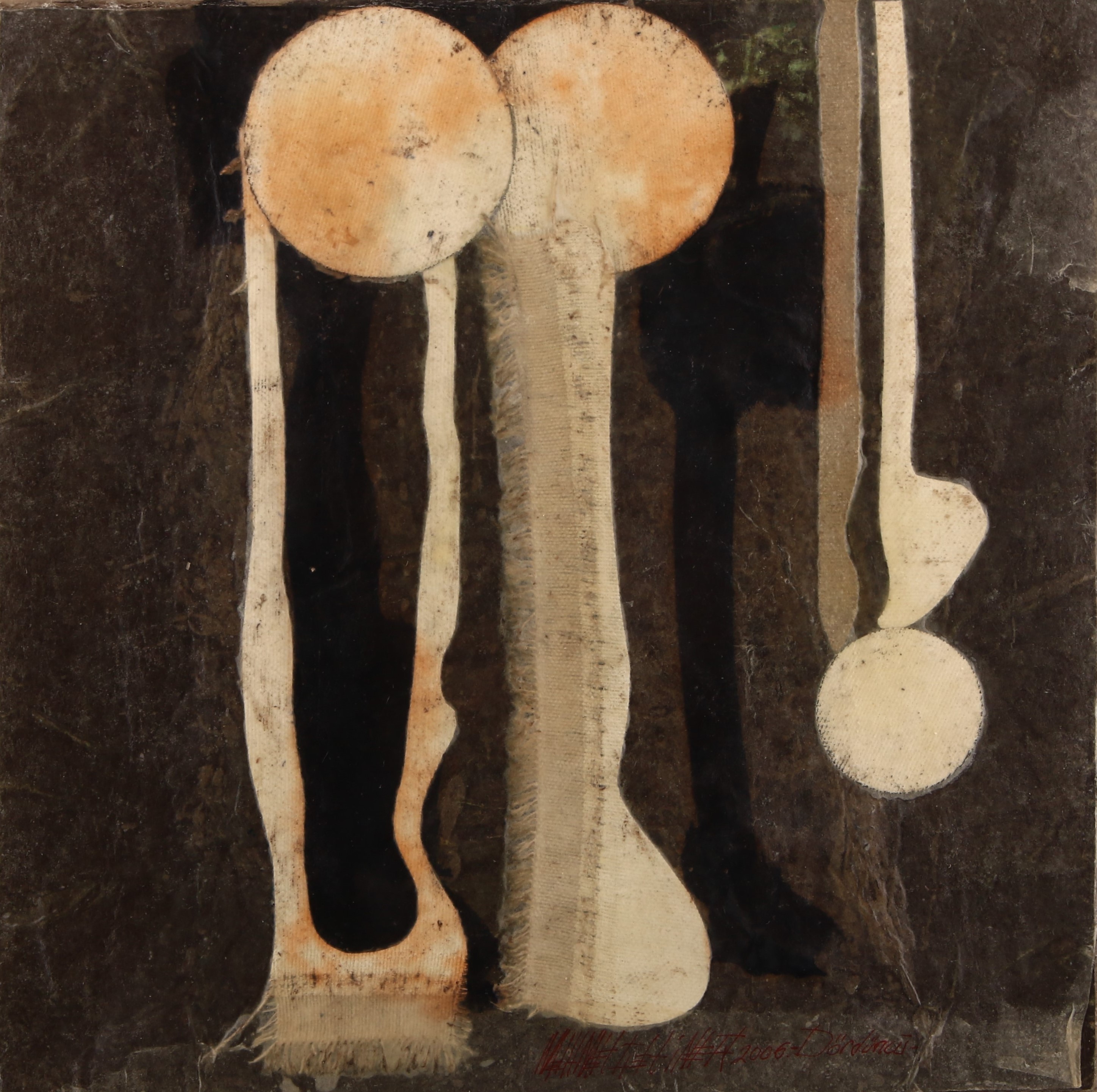 Mehmet Çetiner | Karton üzerine karışık teknik | No : 4