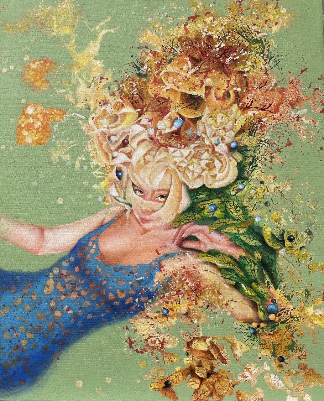 Dilek Hasra | Tuval üzerine akrilik | Düşler Bahçesi