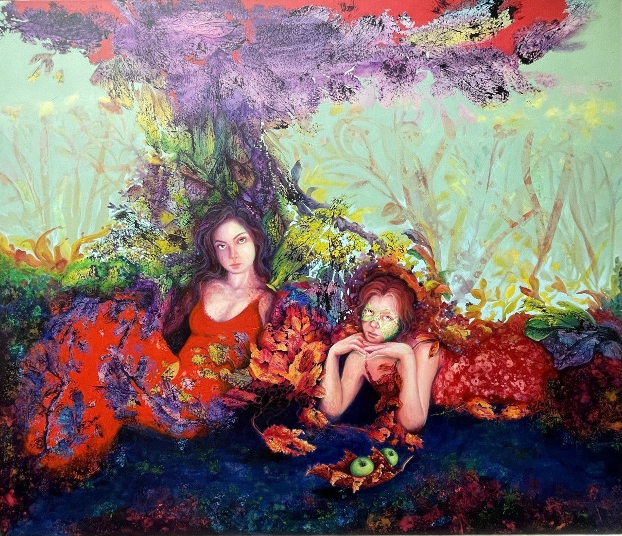 Dilek Hasra | Tuval üzerine akrilik | Düşler Bahçesi